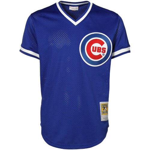 Mitchell & Ness Ryne Sandberg Chicago Cubs Cooperstown Authentic Collection Throwback Replica Jersey - Royal Blue - vstockx