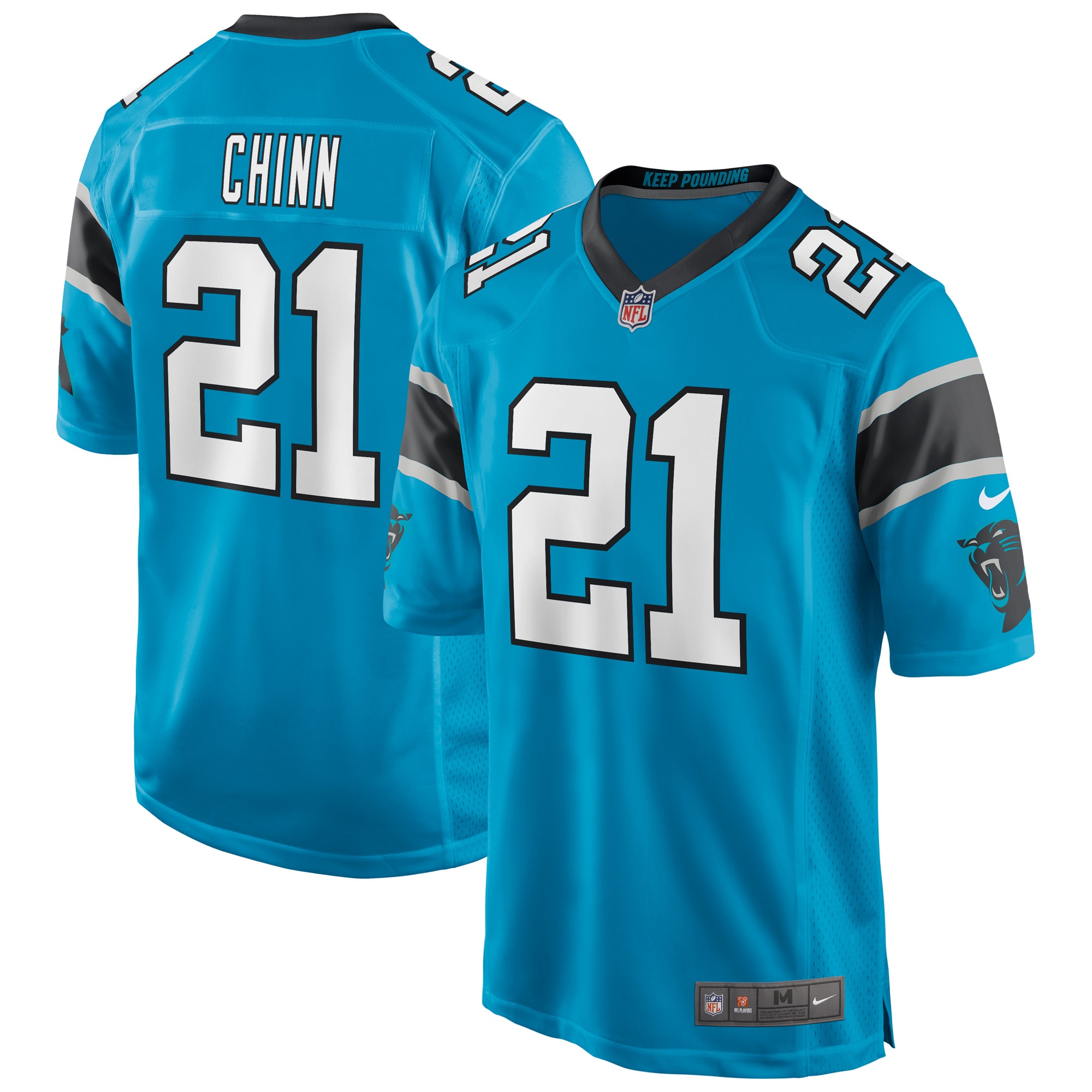 Jeremy Chinn Carolina Panthers Nike Game Player Jersey - Blue - vstockx
