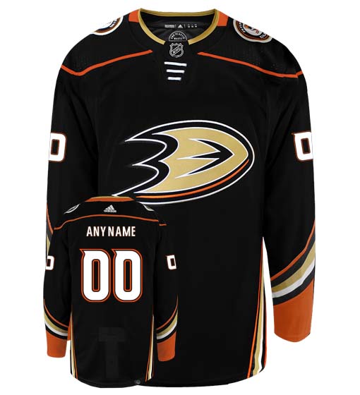 Customizable Anaheim Ducks Adidas Primegreen Authentic NHL Hockey Jersey - vstockx