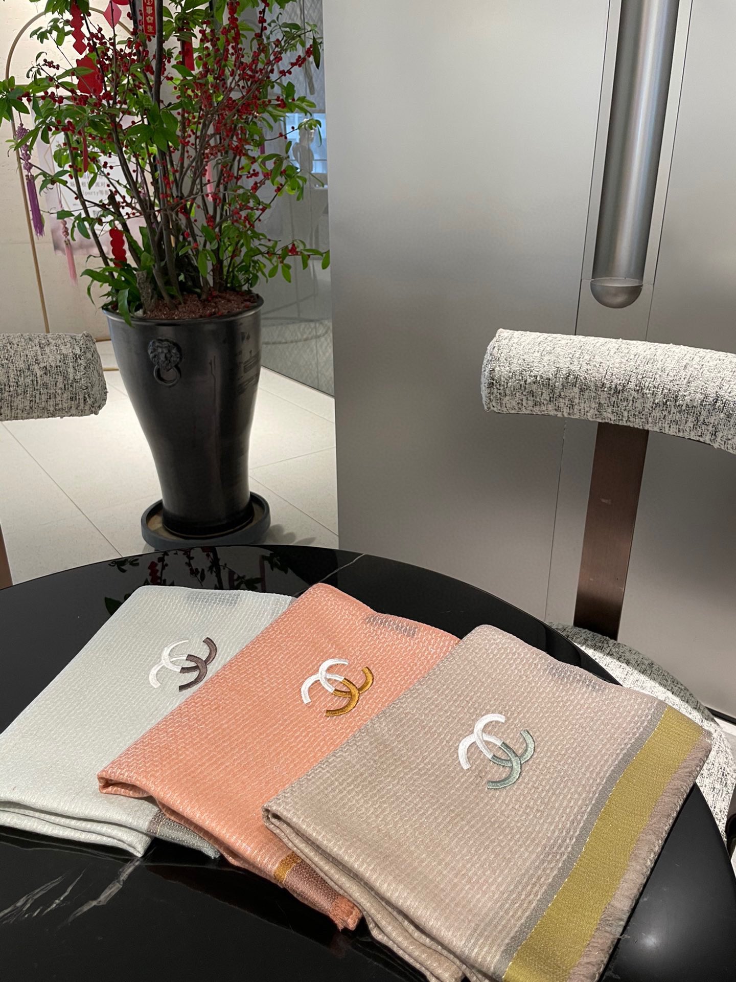 Streetwear Scarf CHANEL 328933 SIZE:90*200cm - vstockx