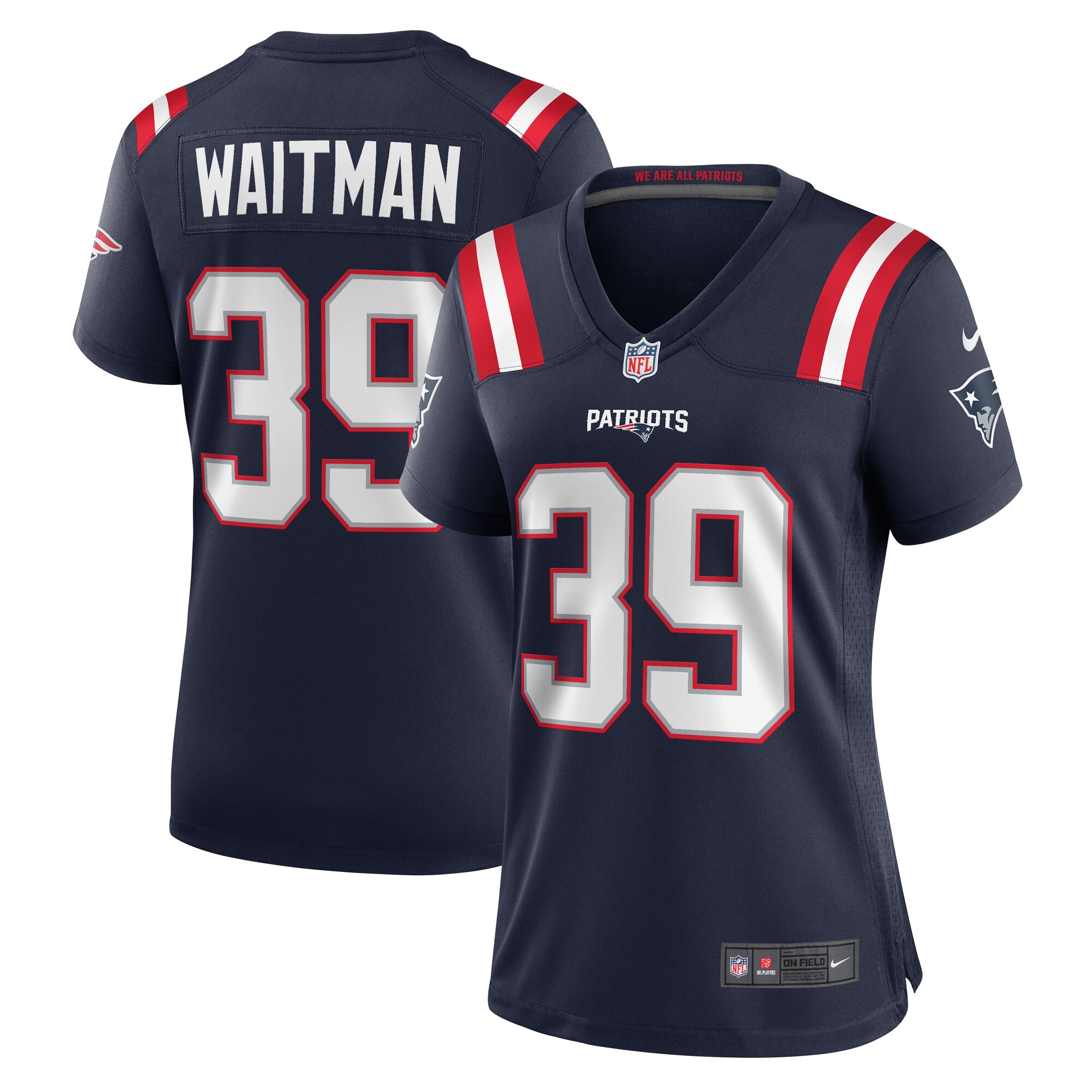 Corliss Waitman New England Patriots Nike Women's Team Game Jersey - Navy - vstockx