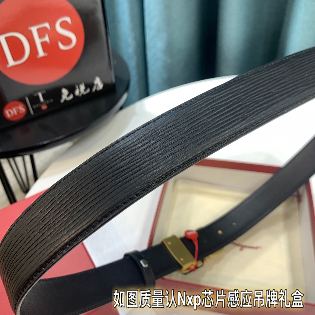 Streetwear Belt Ferragamo 319420 size:3.5cm - vstockx