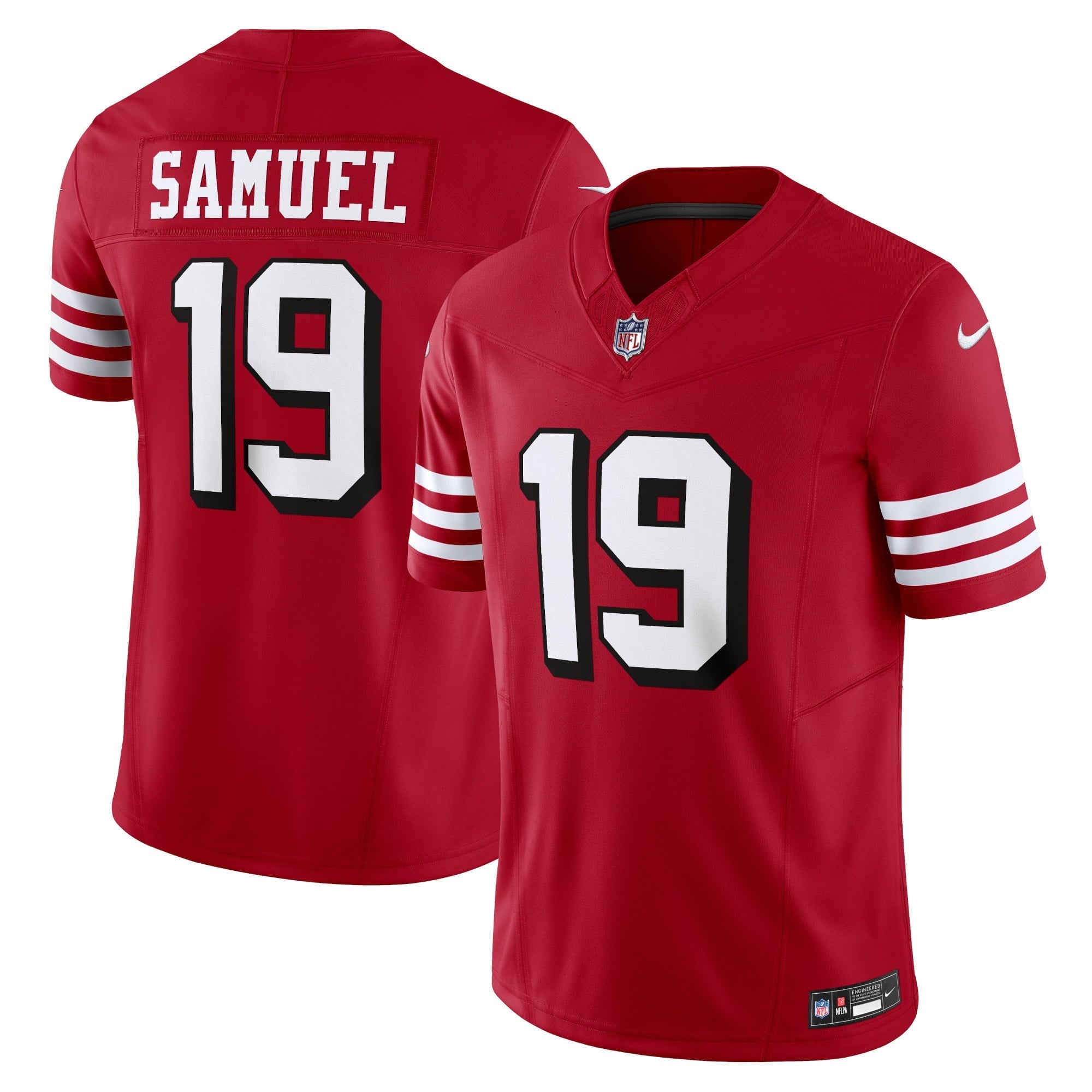 Men's Nike Deebo Samuel Scarlet San Francisco 49ers Vapor F.U.S.E. Limited Jersey - vstockx