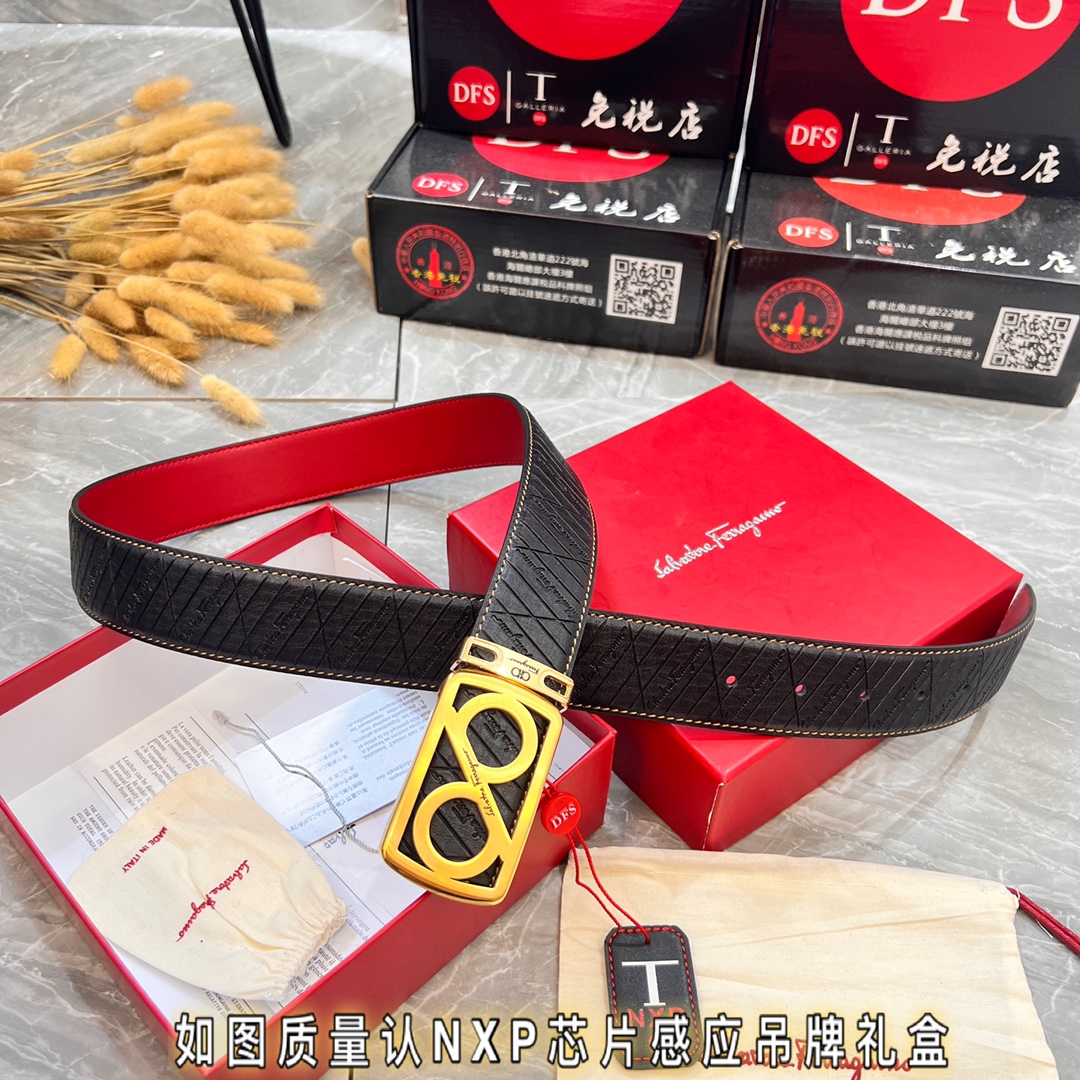 Streetwear Belt Ferragamo 320059 size:3.5cm - vstockx