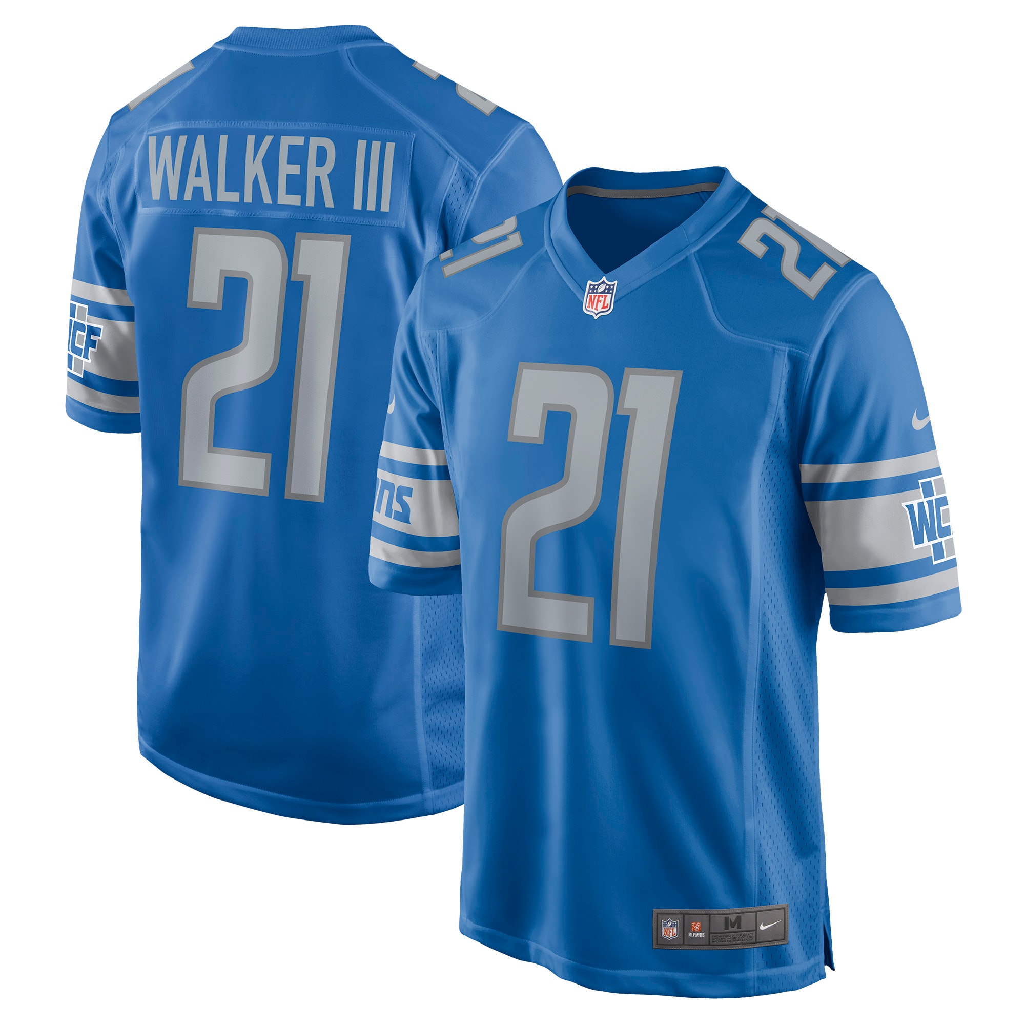 Tracy Walker III Detroit Lions Nike Game Jersey - Blue - vstockx
