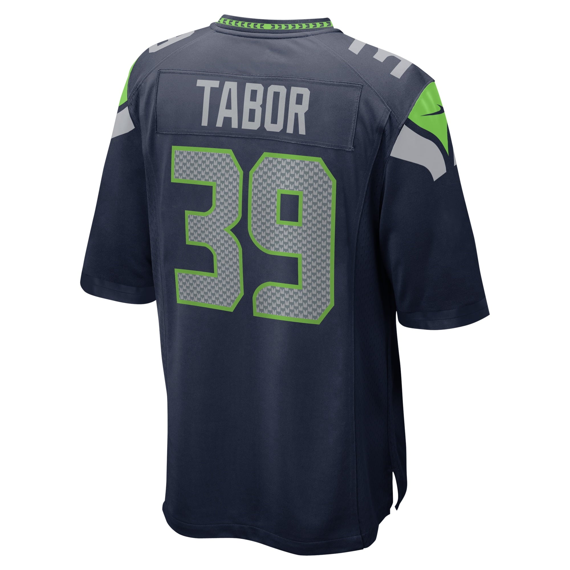 Men's Nike Teez Tabor College Navy Seattle Seahawks Home Game Player Jersey - vstockx