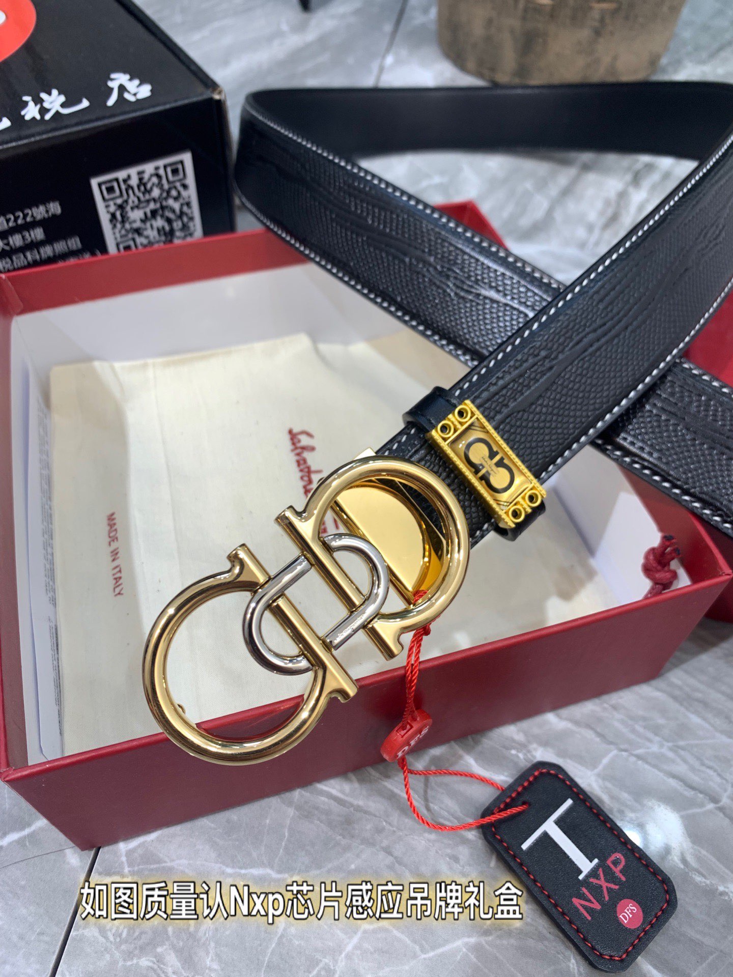 Streetwear Belt Ferragamo 319322 size:3.5cm - vstockx