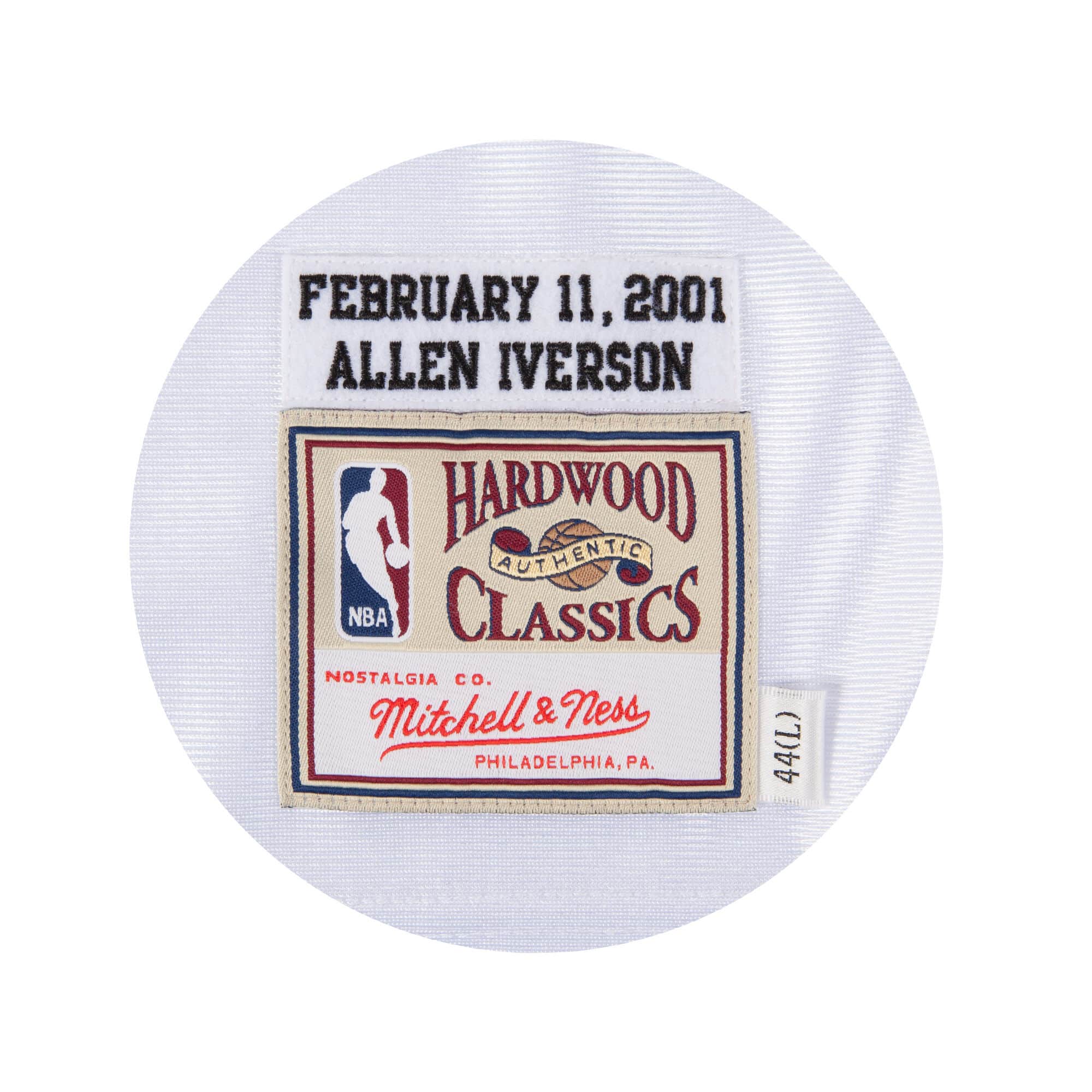 Authentic Jersey Philadelphia 76ers 2001-02 Allen Iverson - vstockx