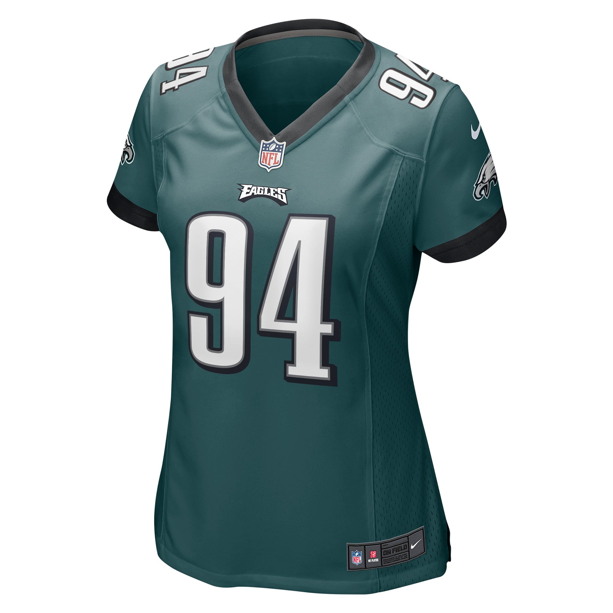 Women's Nike Josh Sweat Midnight Green Philadelphia Eagles Game Jersey - vstockx
