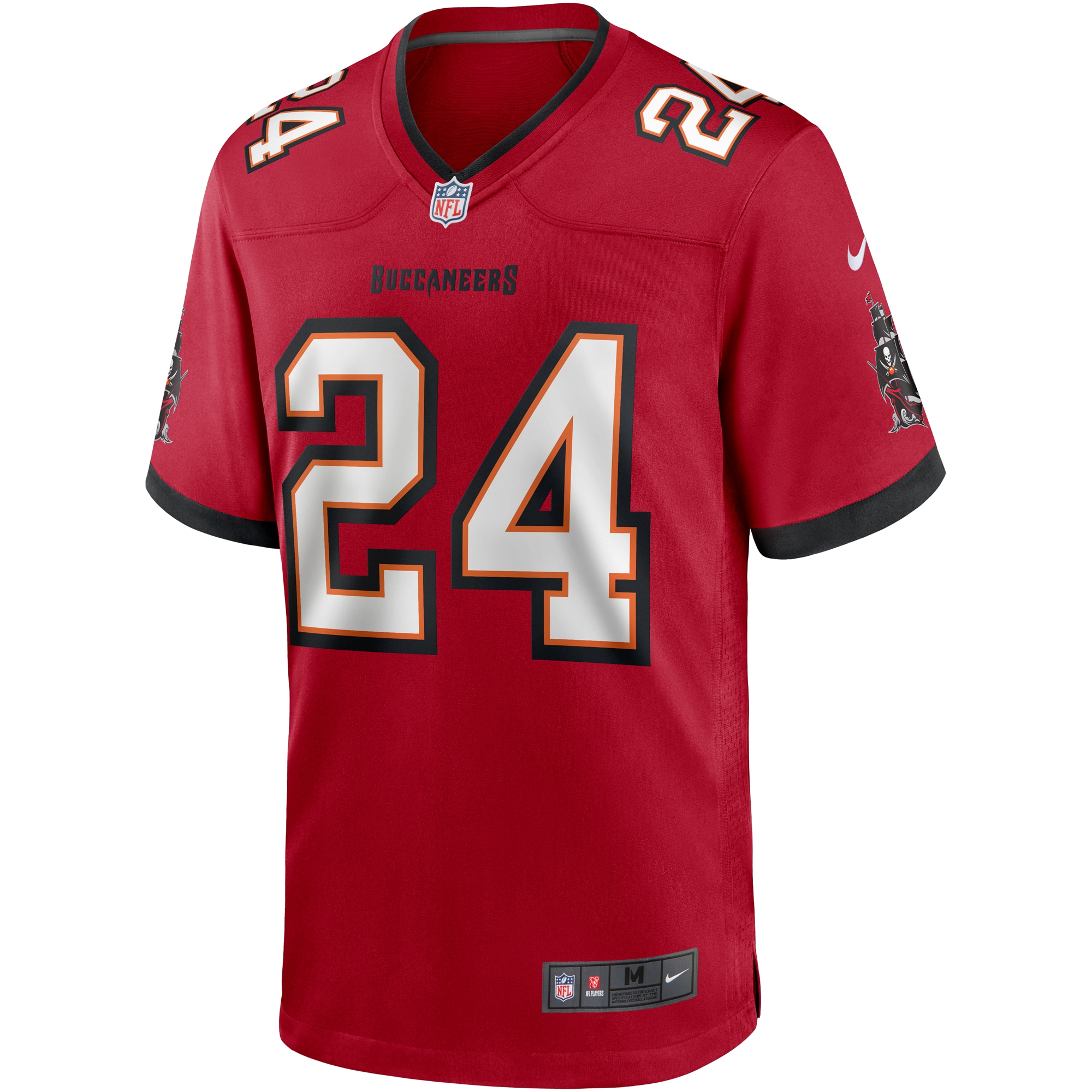 Carlton Davis III Tampa Bay Buccaneers Nike Game Player Jersey - Red - vstockx