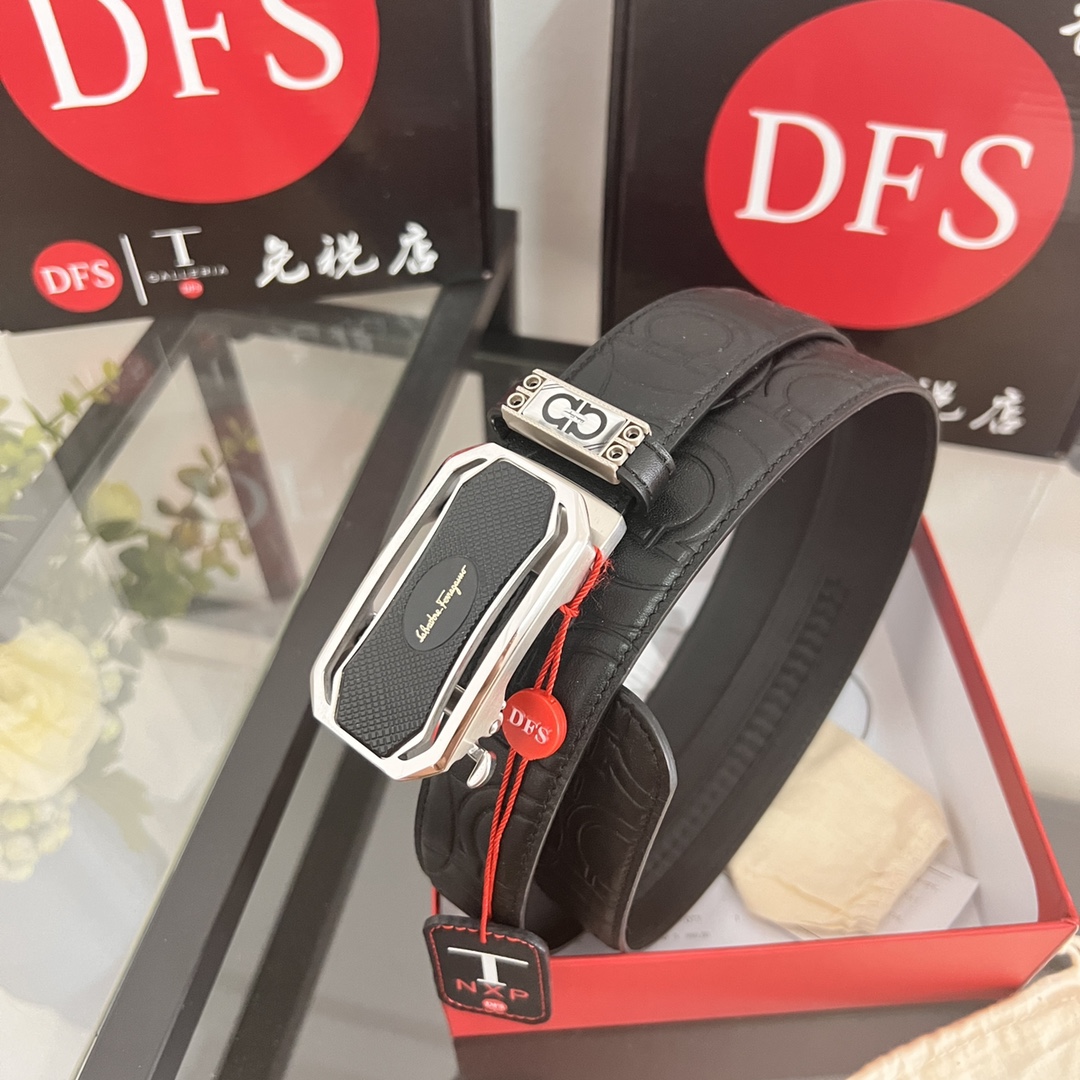 Streetwear Belt Ferragamo 320229 size:3.5cm - vstockx