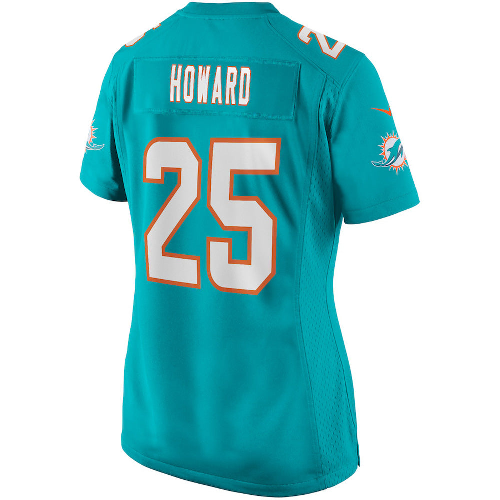 Women's Miami Dolphins Xavien Howard Game Jersey - Aqua - vstockx
