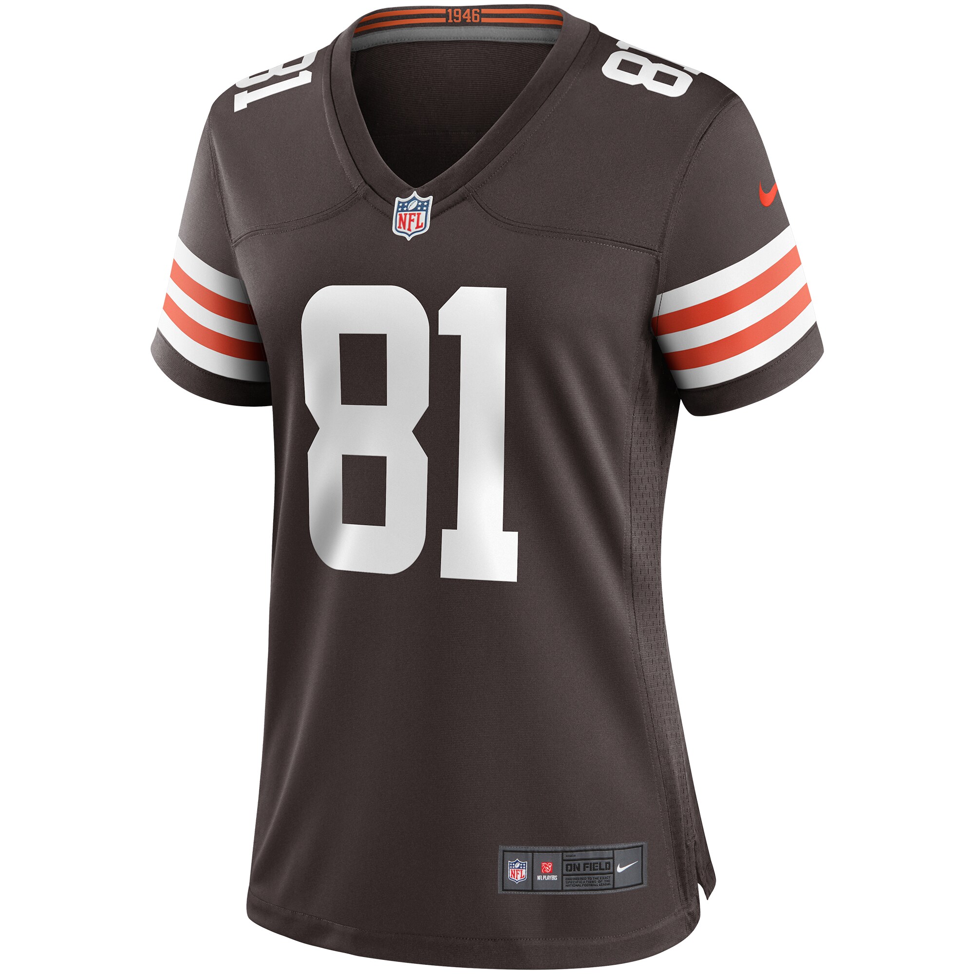 Austin Hooper Cleveland Browns Nike Women's Game Jersey - Brown - vstockx