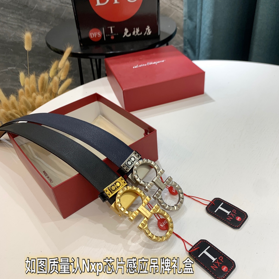 Streetwear Belt Ferragamo 319444 size:3.5cm - vstockx