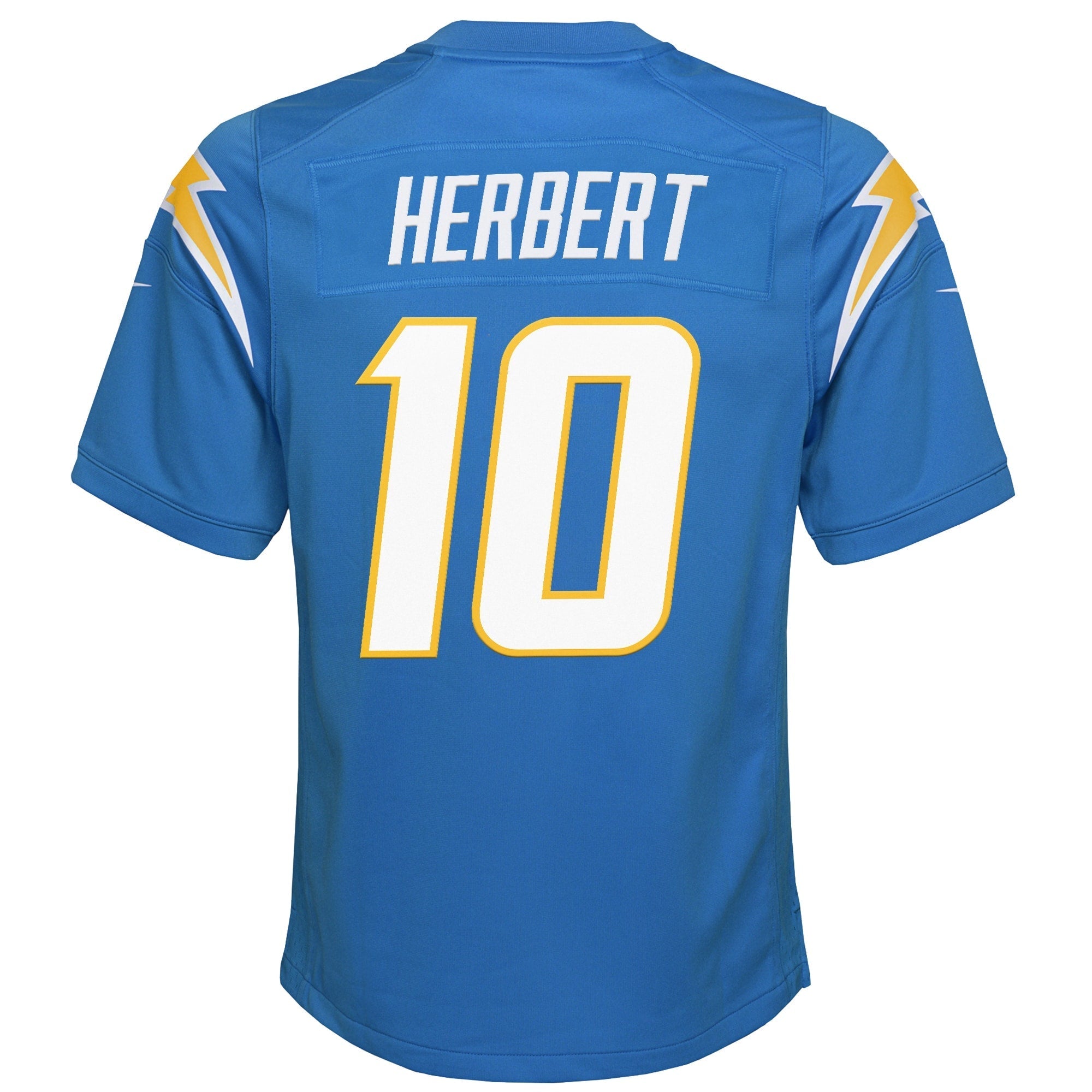 Youth Nike Justin Herbert Powder Blue Los Angeles Chargers Game Jersey - vstockx