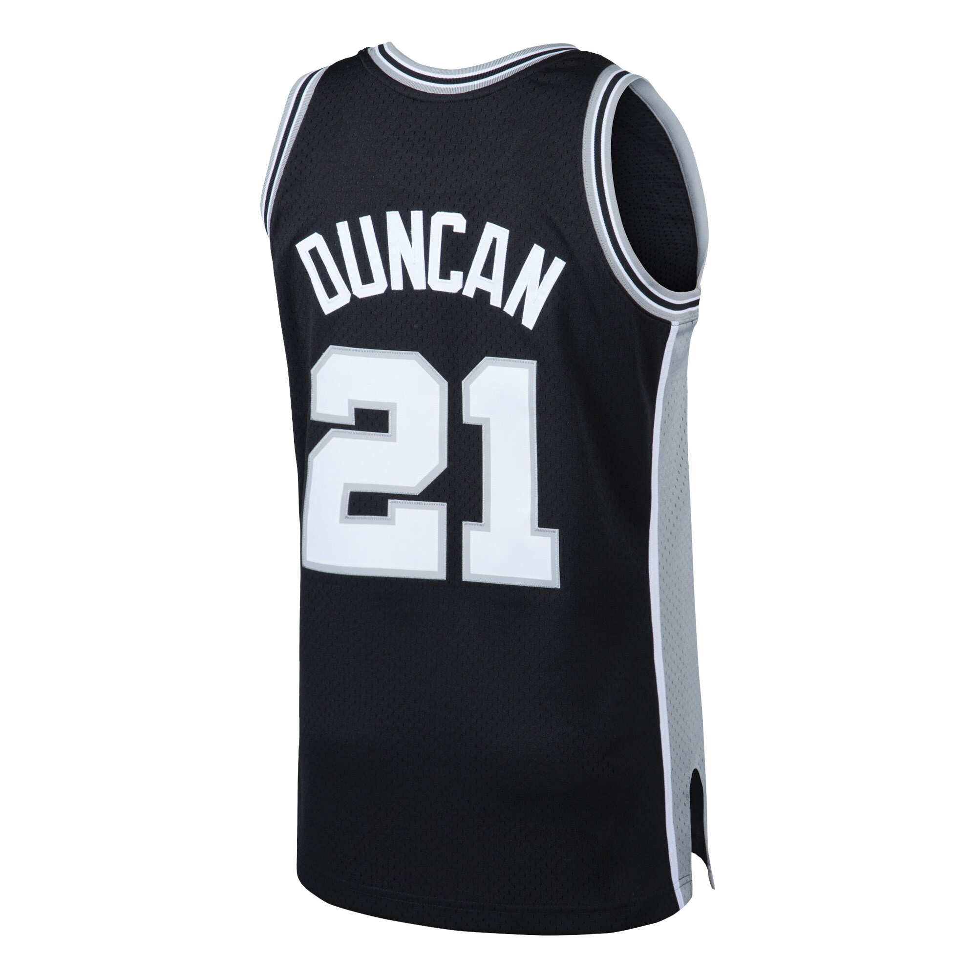 Tim Duncan San Antonio Spurs Mitchell & Ness Hardwood Classics Swingman Jersey - Black - vstockx