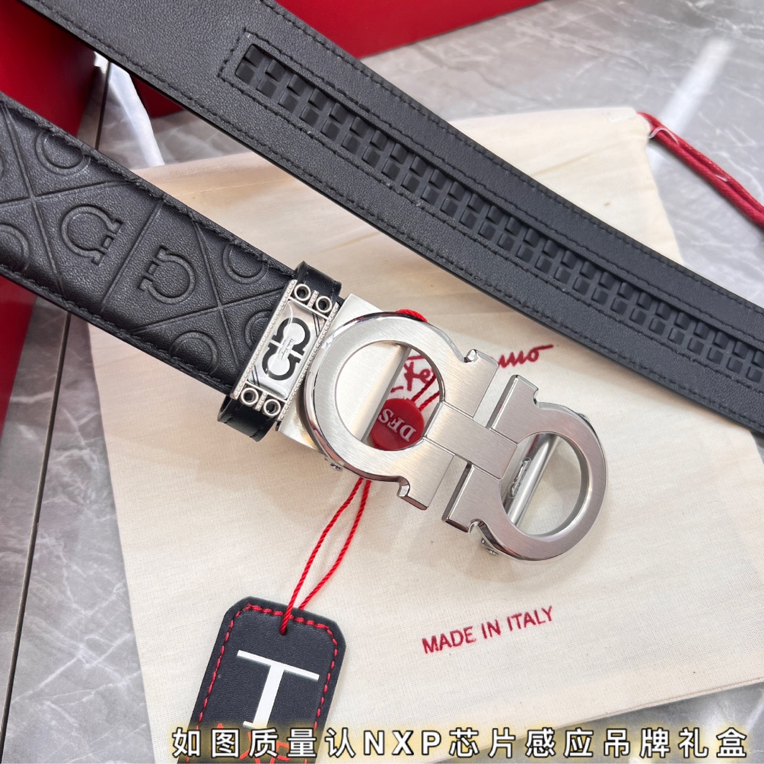 Streetwear Belt Ferragamo 319892 size:3.5cm - vstockx