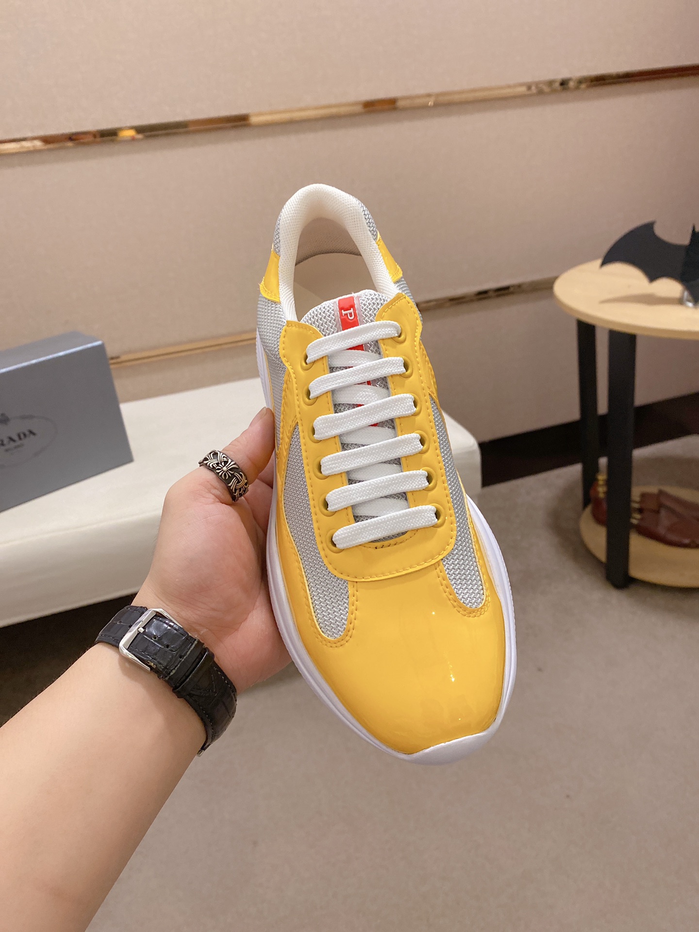 Prada America's Cup sneaker 12 - vstockx