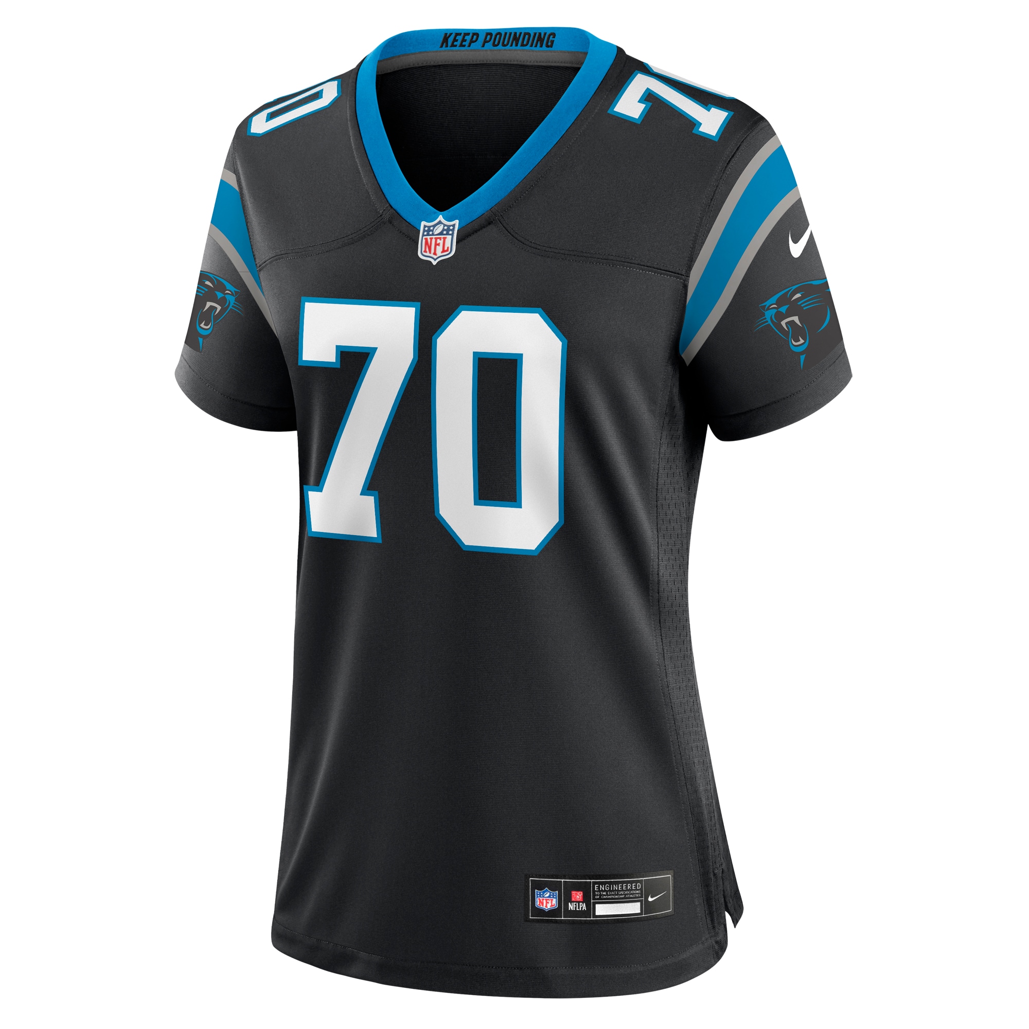Brady Christensen Carolina Panthers Nike Women's Team Game Jersey - Black - vstockx
