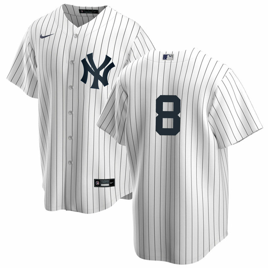 Men's Yogi Berra White New York Yankees Home Official Replica Player Jersey - vstockx