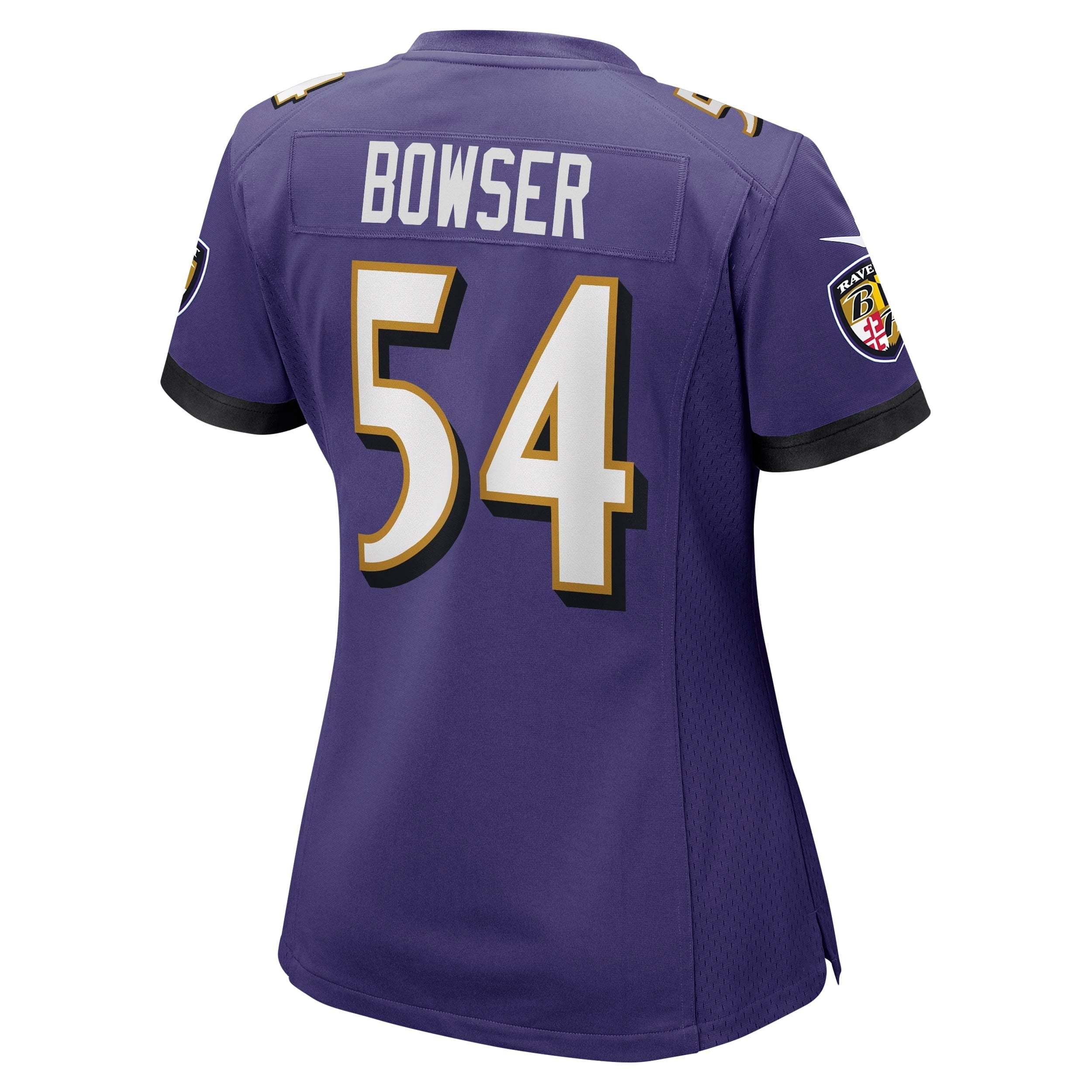 Women's Nike Tyus Bowser Purple Baltimore Ravens Game Jersey - vstockx
