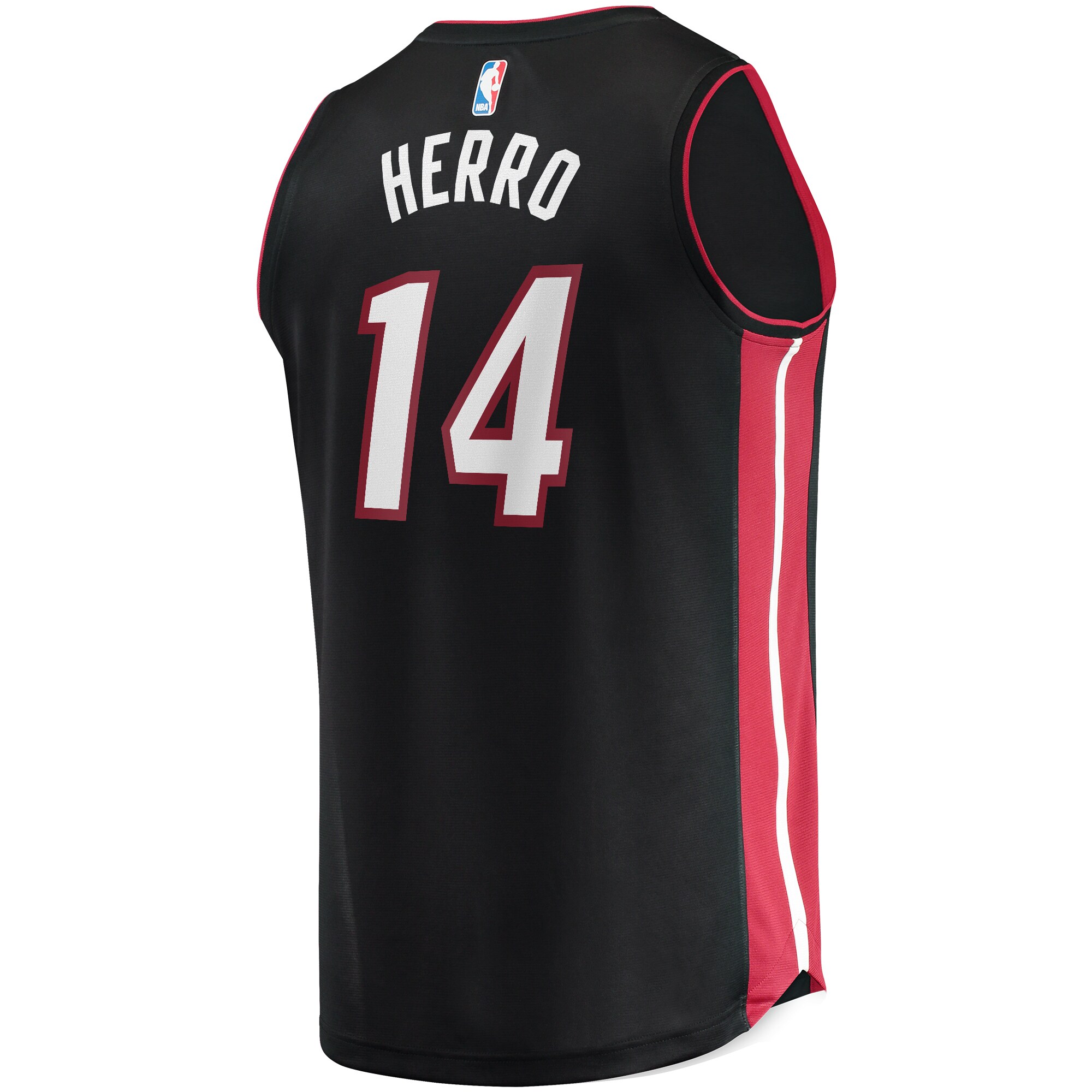 Tyler Herro Miami Heat Fanatics Branded Fast Break Replica Jersey Black - Icon Edition - vstockx