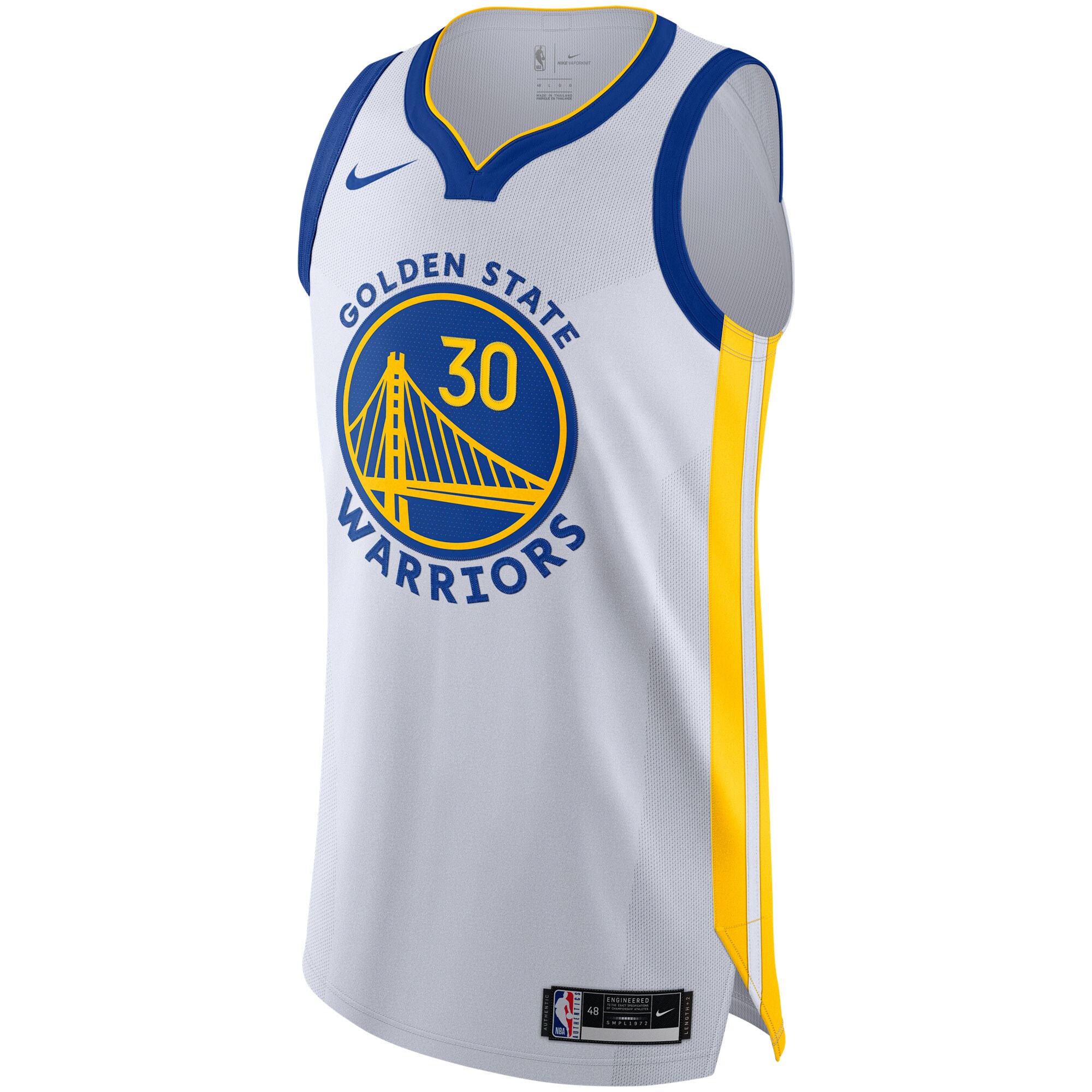 Stephen Curry Golden State Warriors Nike Authentic Jersey - Association Edition - White - vstockx