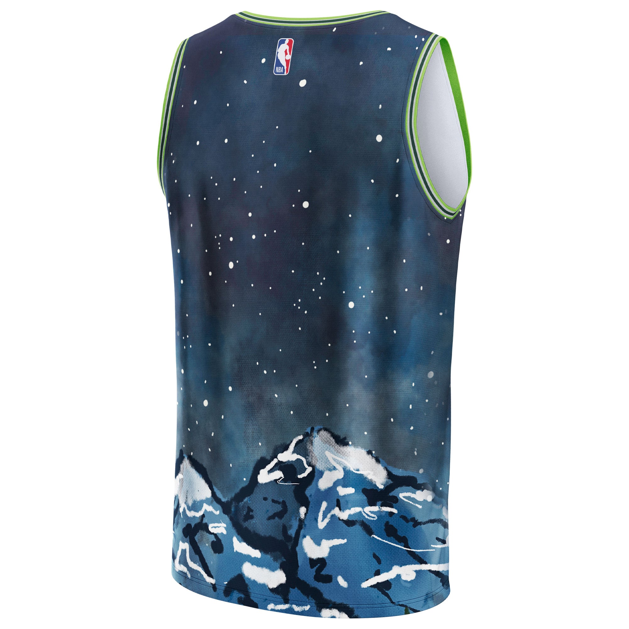 Minnesota Timberwolves NBA & KidSuper Studios by Fanatics Unisex Hometown Jersey - Blue - vstockx