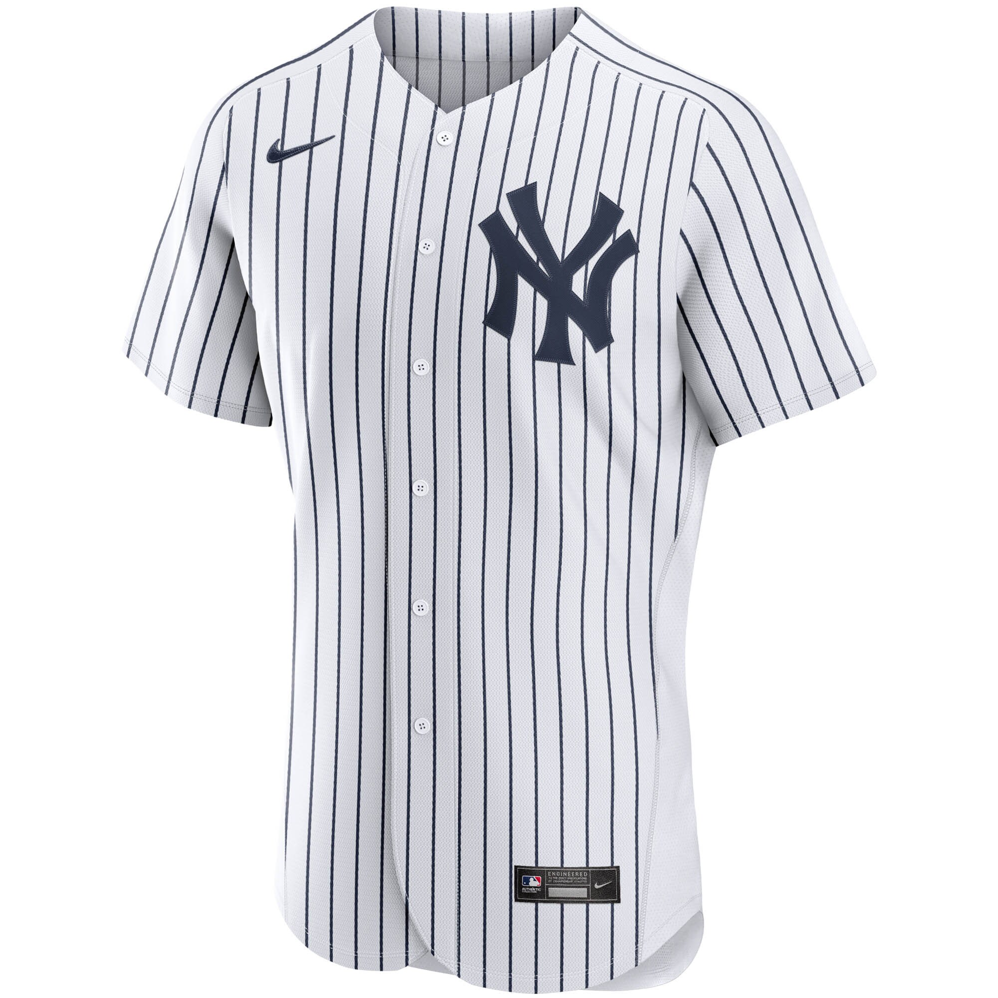 New York Yankees Nike Home Authentic Team Jersey - White - vstockx