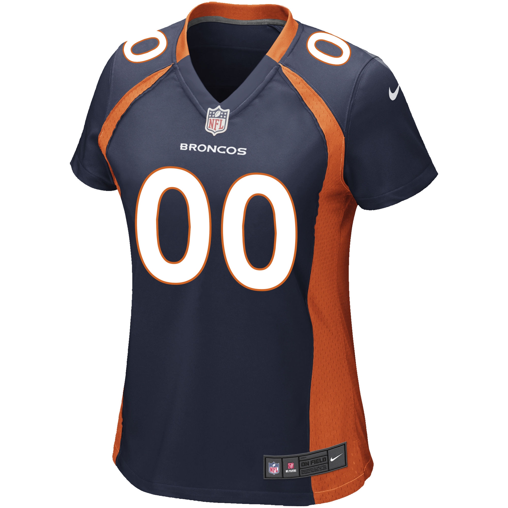 Denver Broncos Nike Women's Alternate Custom Game Jersey - Navy - vstockx