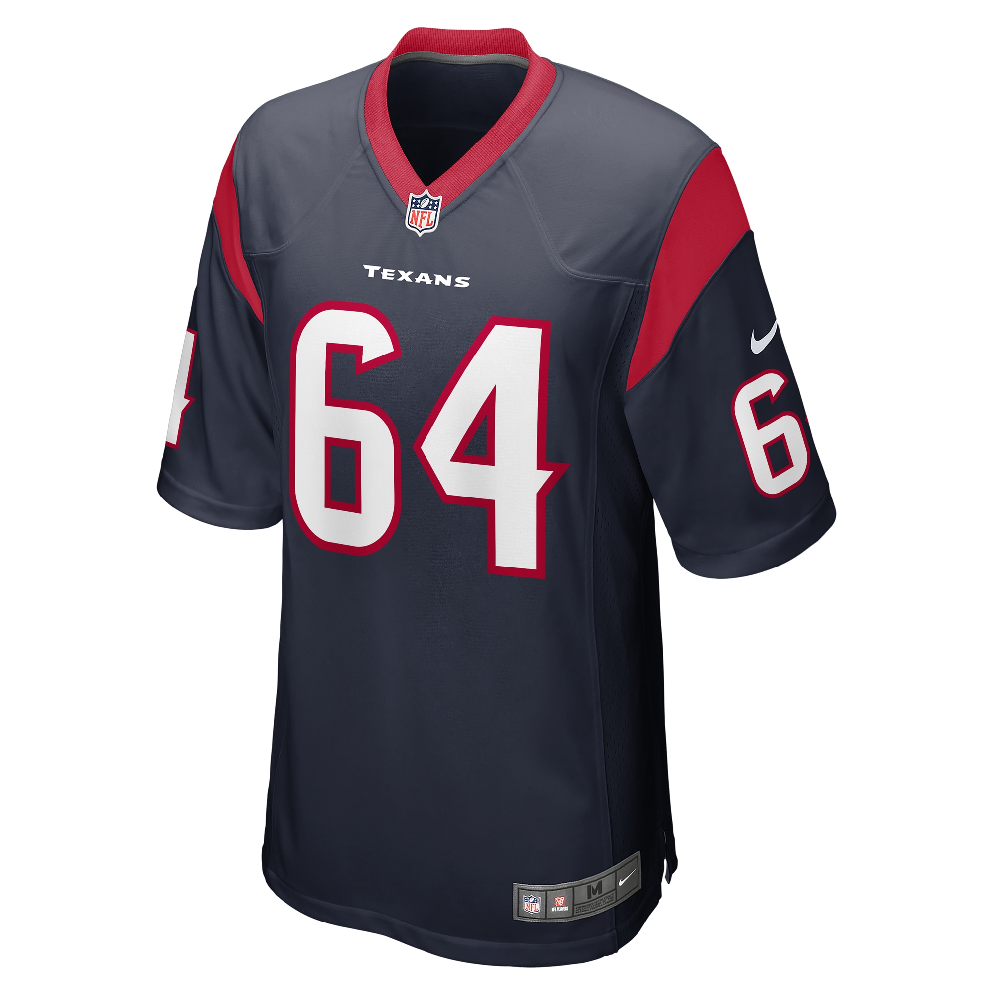 Nick Broeker Houston Texans Nike Team Game Jersey - Navy - vstockx