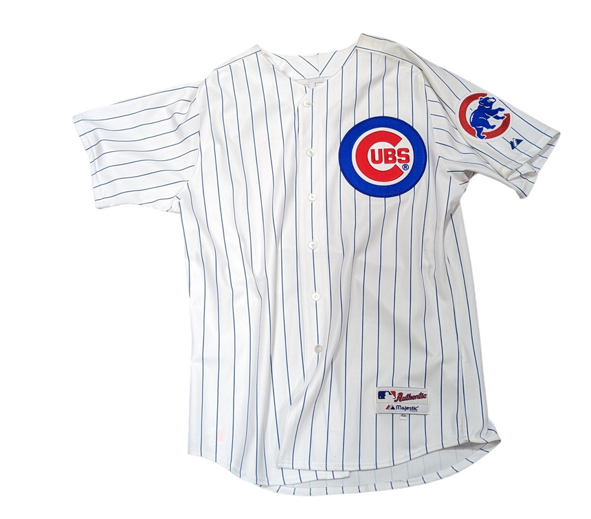 Mens Majestic Chicago Cubs Felix Pie Home White Authentic Jersey - vstockx