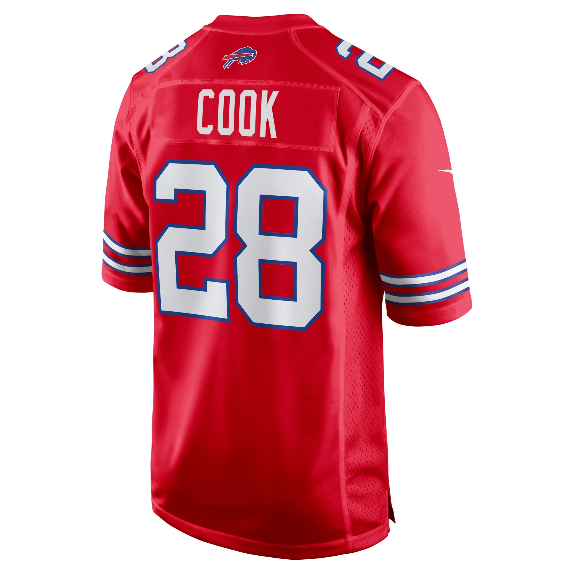 James Cook Buffalo Bills Nike Alternate Game Jersey - Red - vstockx