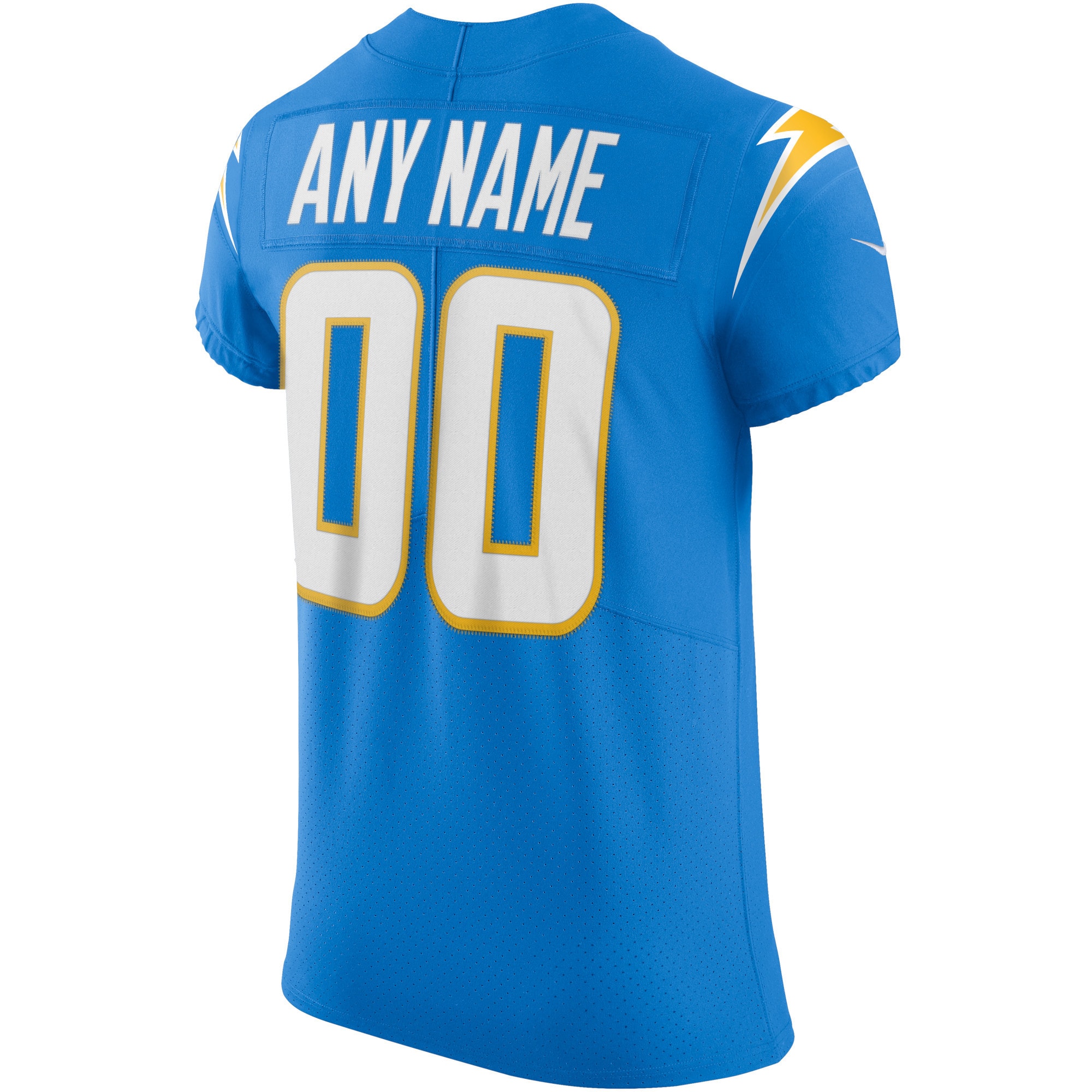 Los Angeles Chargers Nike Vapor Elite Custom Jersey - Powder Blue - vstockx