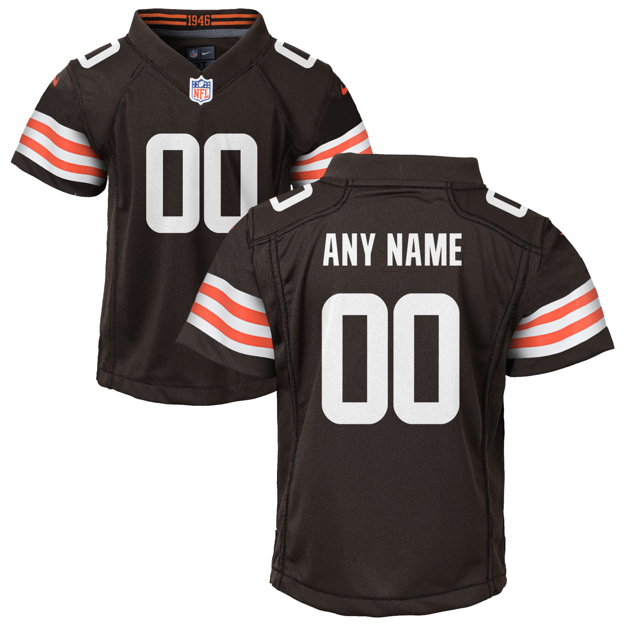 Nike Cleveland Browns Youth Custom Game Jersey - Brown - vstockx
