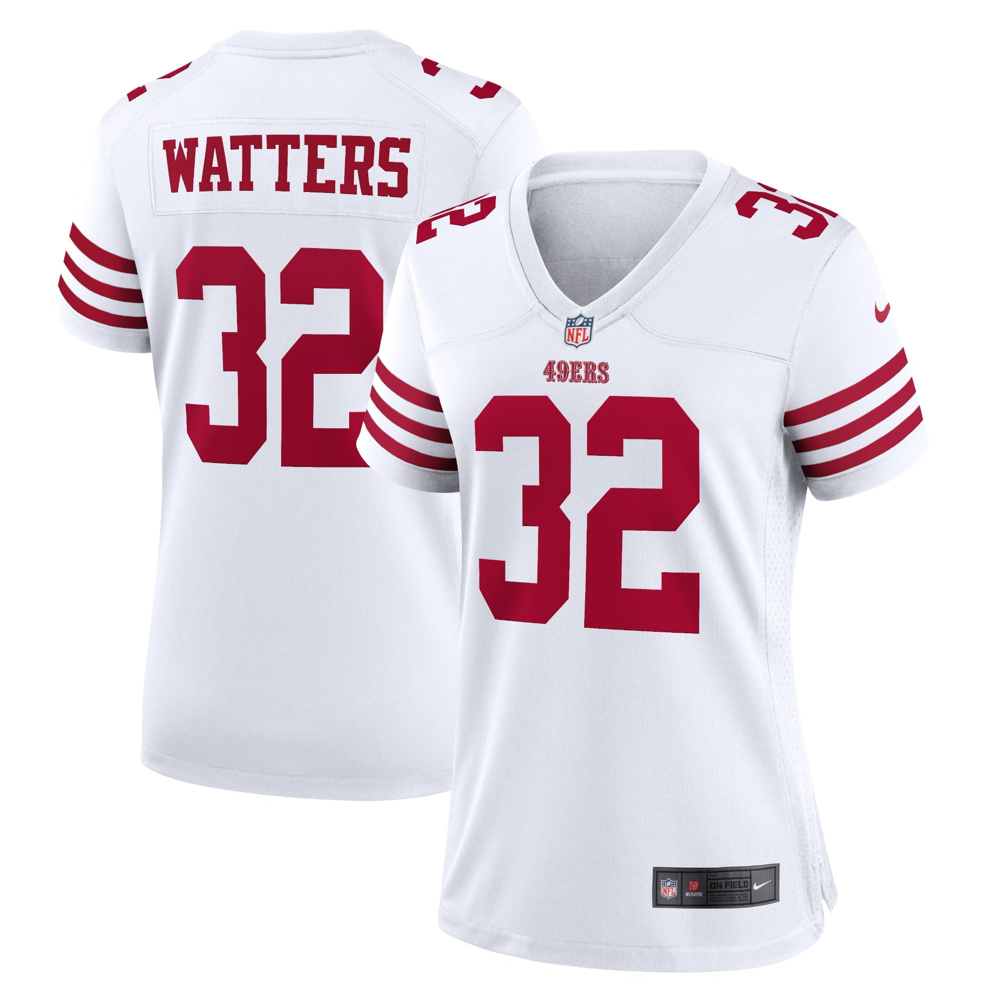 Women's Nike Ricky Watters White San Francisco 49ers Retired Player Game Jersey - vstockx