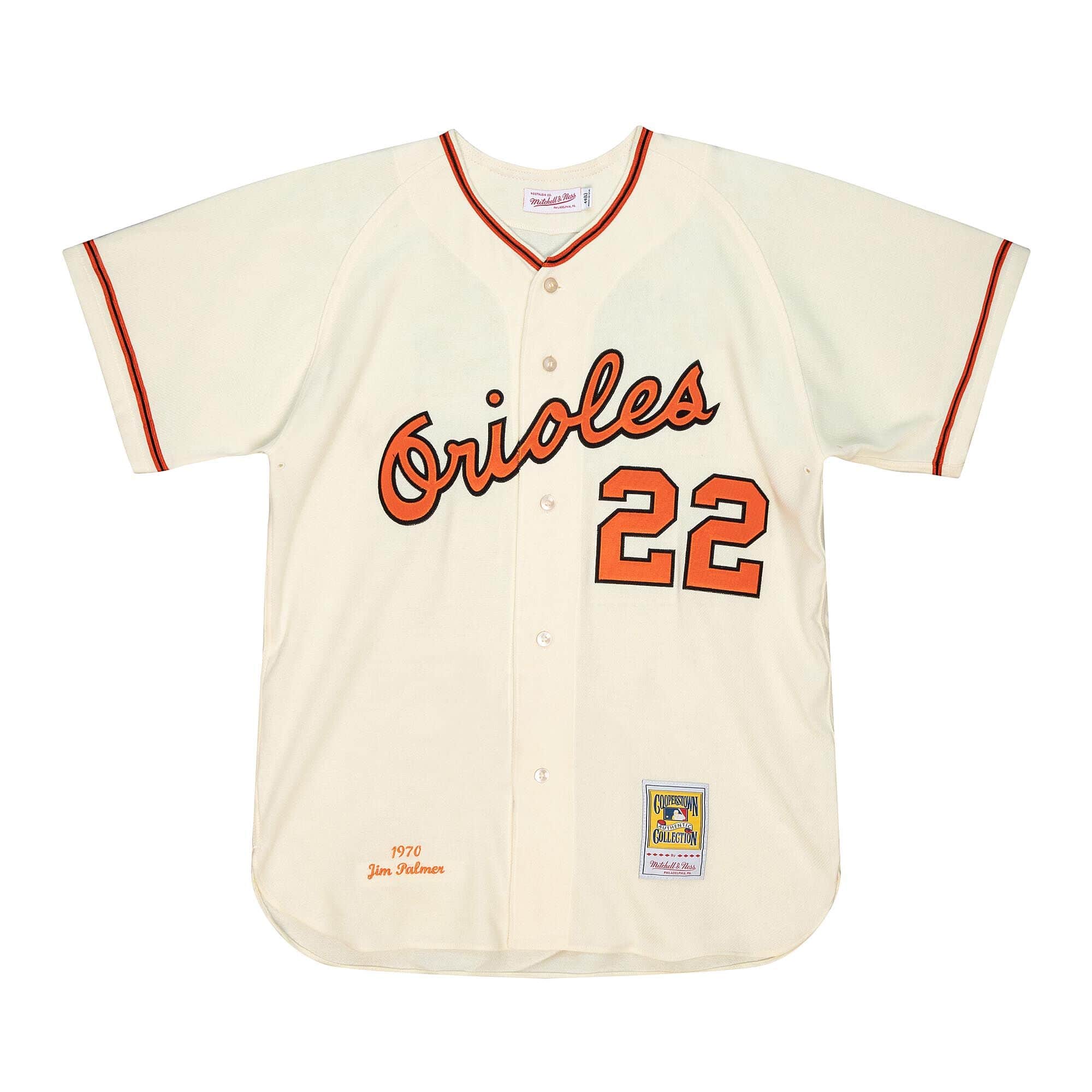 Authentic Jim Palmer Baltimore Orioles 1970 Wool Jersey - vstockx