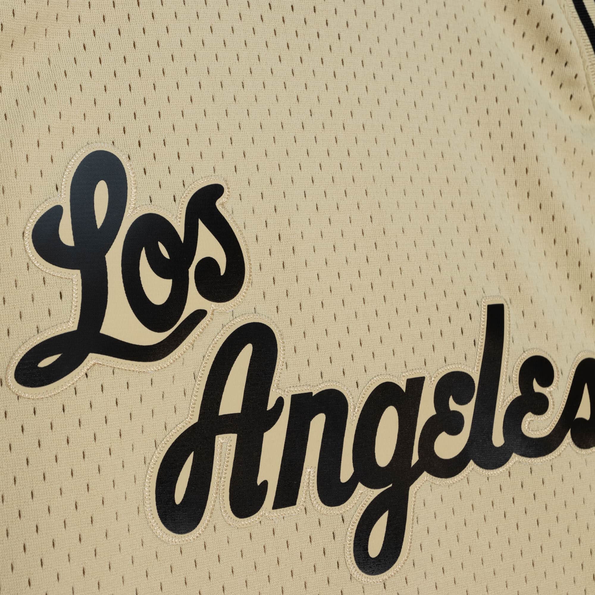 Khaki Black Swingman Shaquille O'Neal Los Angeles Lakers 1996-97 Jersey - vstockx