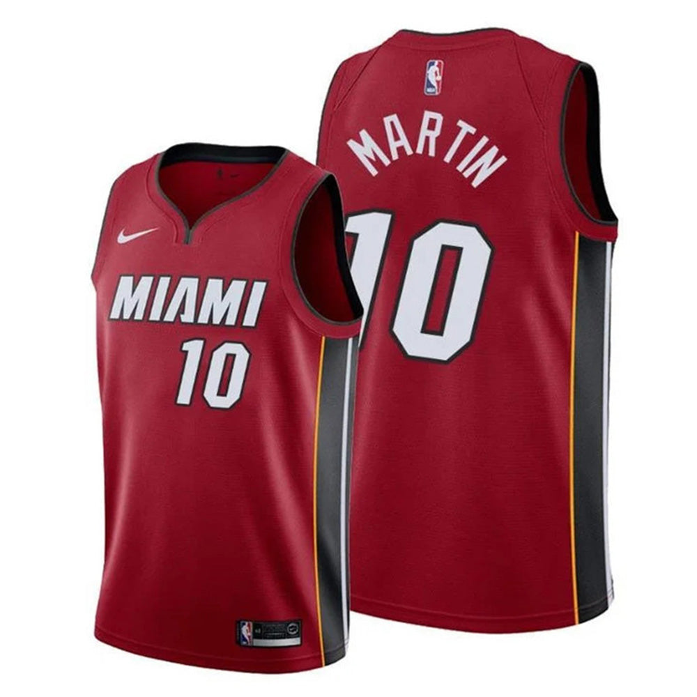 Youth Miami Heat Caleb Martin Statement Edition Jersey - Red - vstockx
