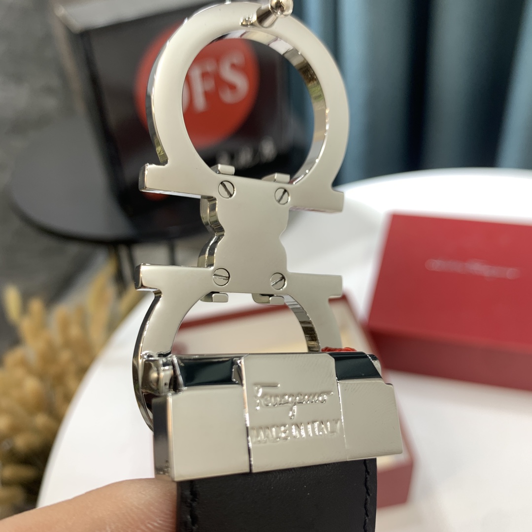 Streetwear Belt Ferragamo 319468 size:3.5cm - vstockx