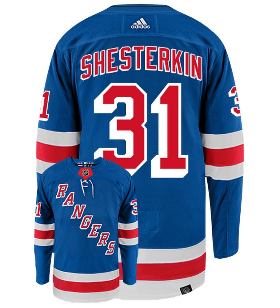 Igor Shesterkin New York Rangers Adidas Primegreen Authentic NHL Hockey Jersey - vstockx