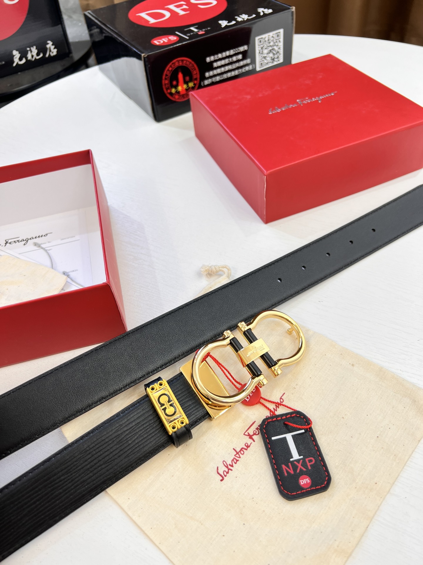 Streetwear Belt Ferragamo 320367 size:3.5cm - vstockx