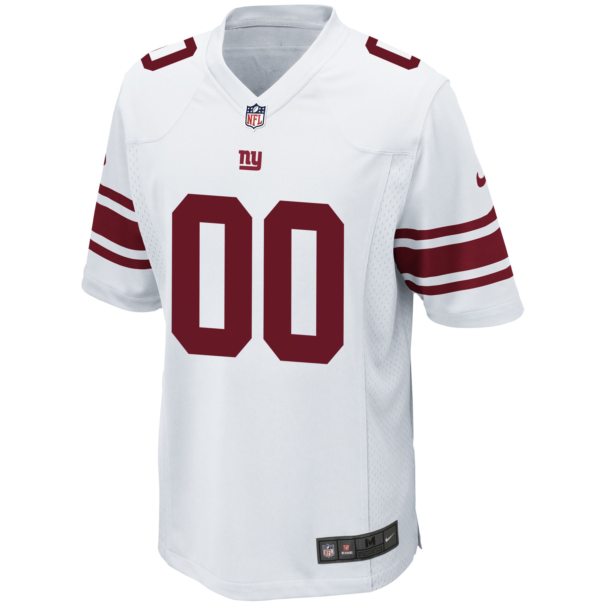 New York Giants Nike Custom Game Jersey - White - vstockx