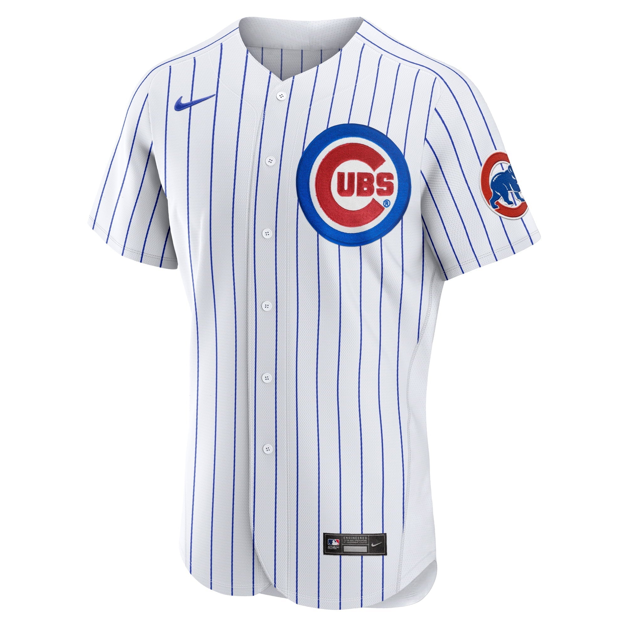 Men's Nike Ernie Banks White Chicago Cubs Home Authentic Retired Player Jersey - vstockx