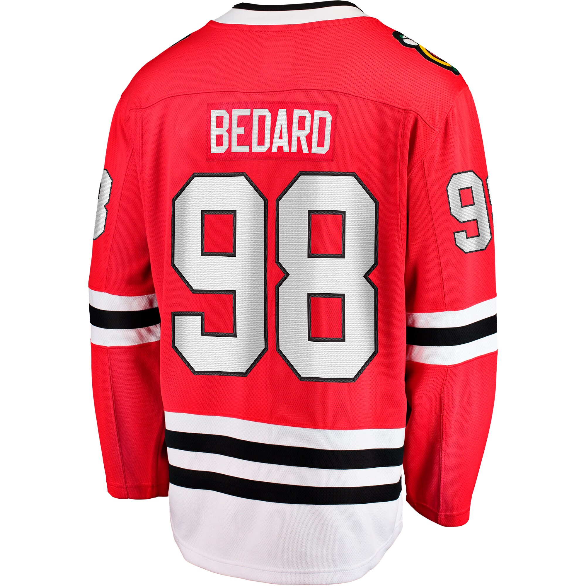 Connor Bedard Chicago Blackhawks Fanatics Branded 2023 NHL Draft Home Breakaway Player Jersey - Red - vstockx