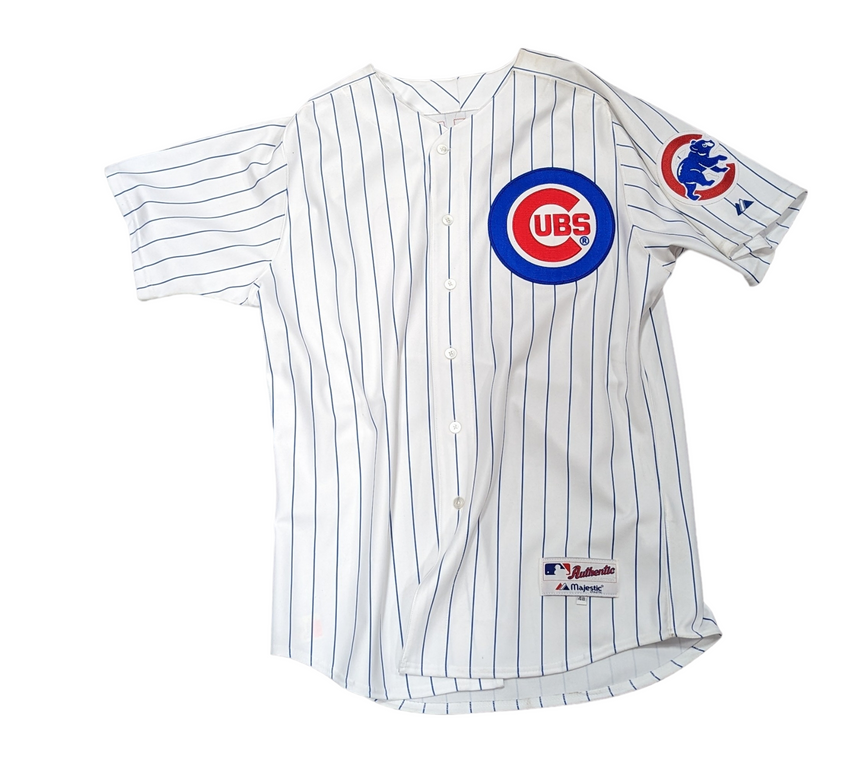 Mens Majestic Chicago Cubs Carlos Marmol Home White Authentic Jersey - vstockx