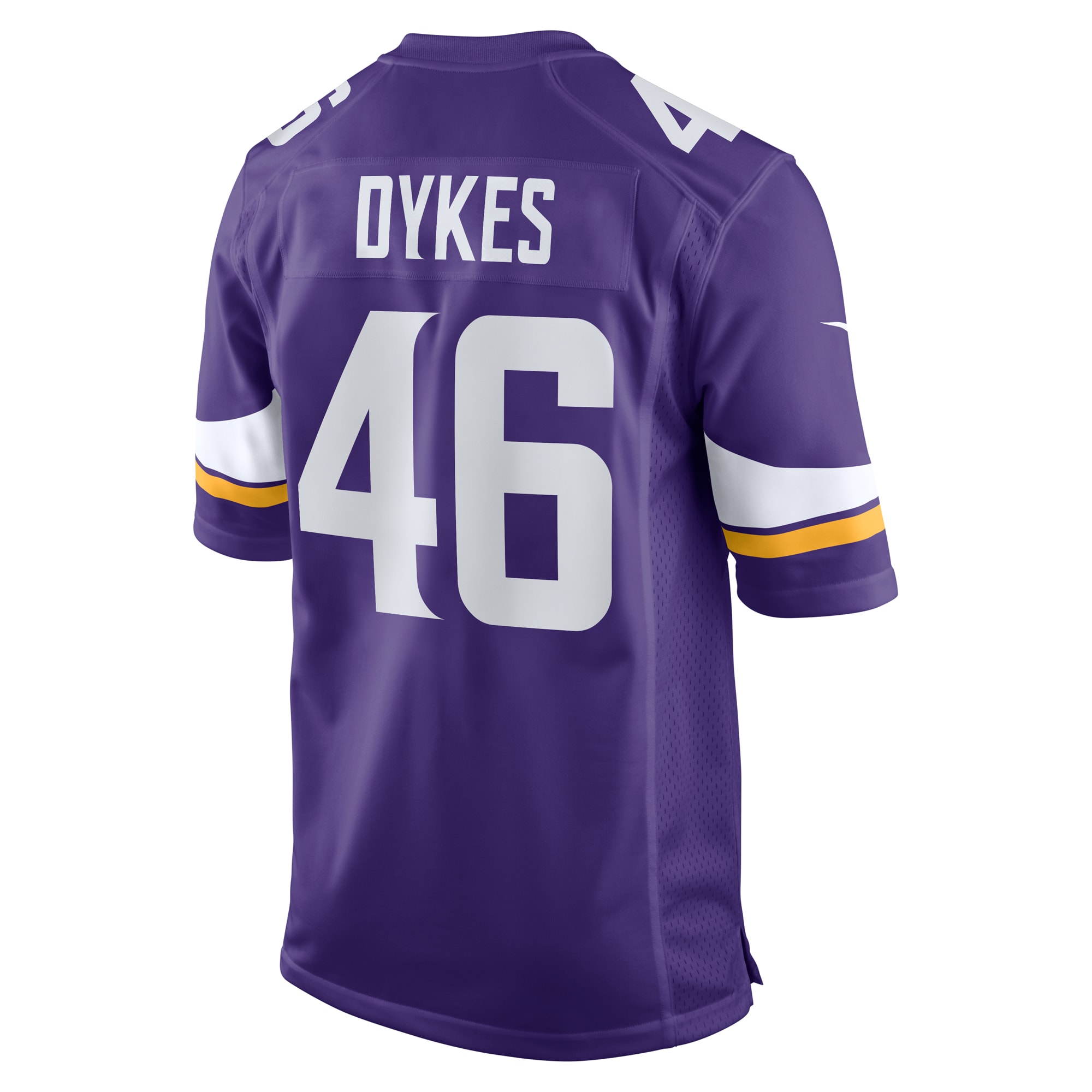 Aaron Dykes Minnesota Vikings Nike Team Game Jersey - Purple - vstockx