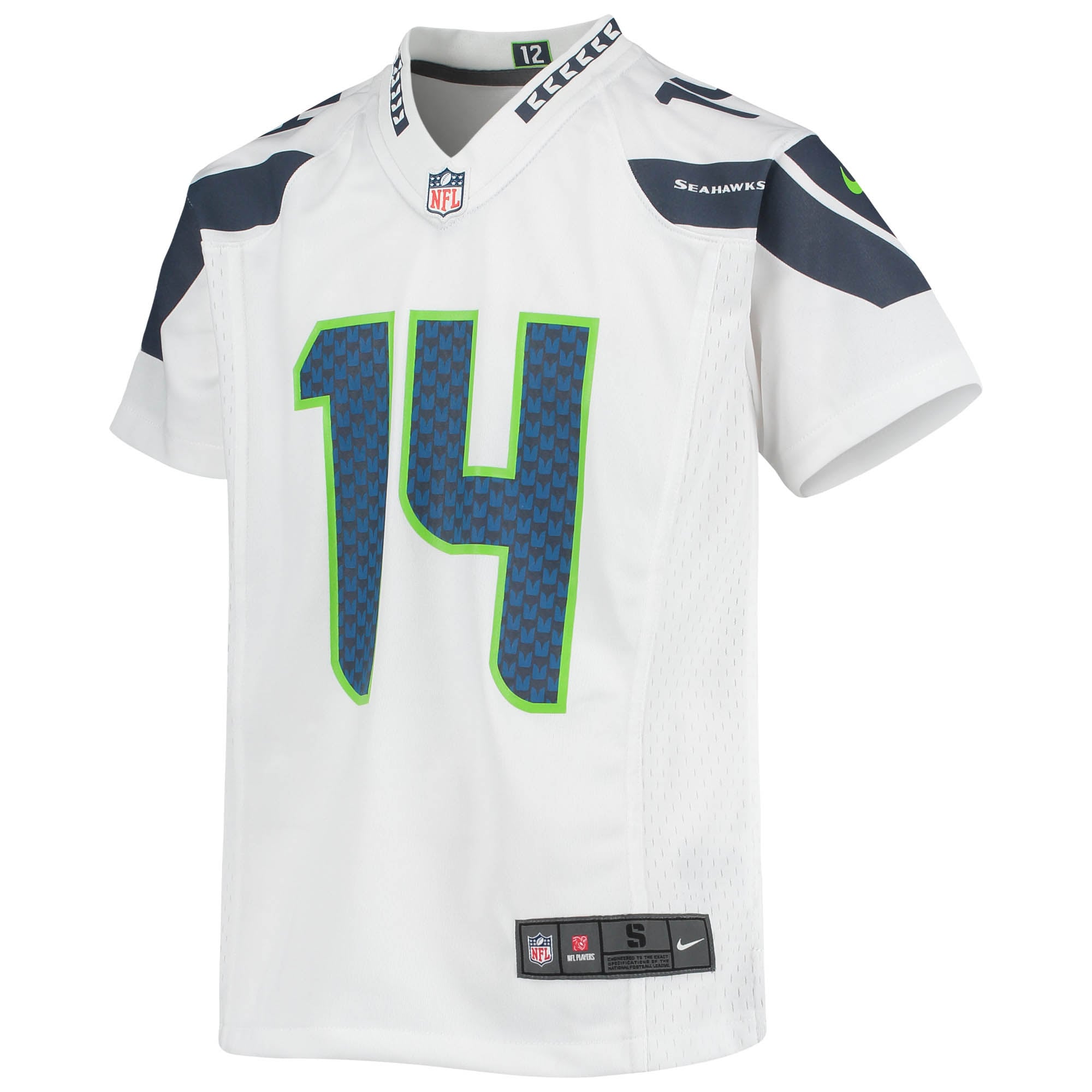 DK Metcalf Seattle Seahawks Nike Youth Game Jersey - White - vstockx