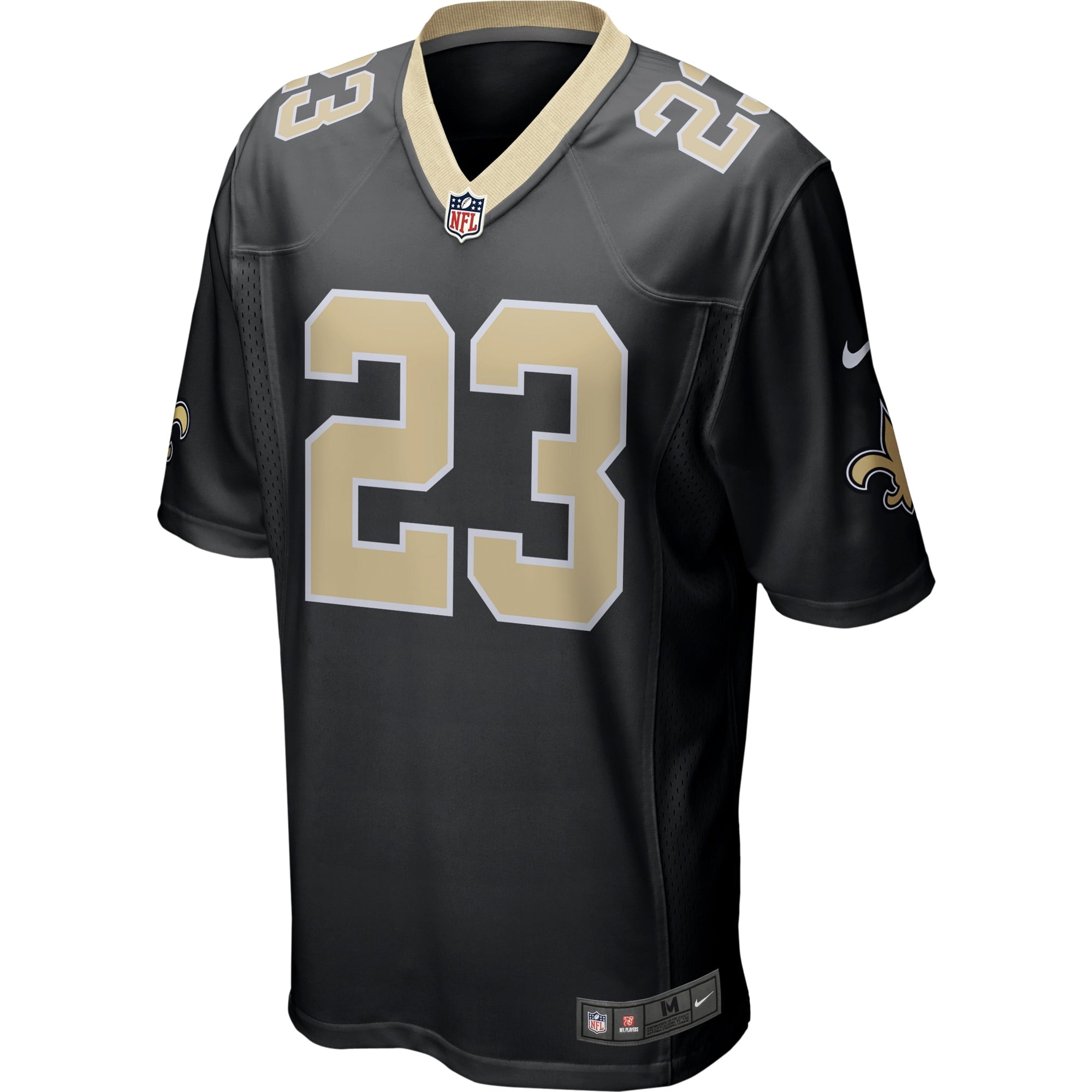 Men's Nike Marshon Lattimore Black New Orleans Saints Game Jersey - vstockx