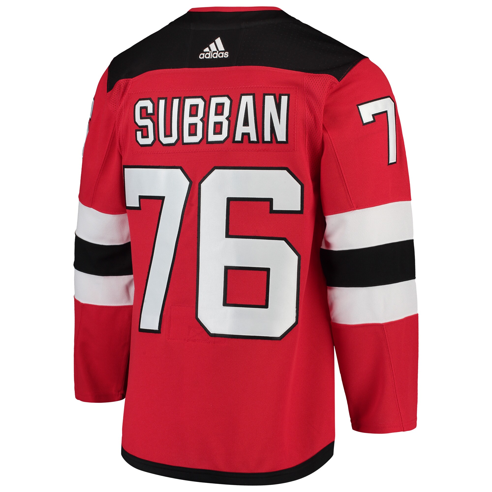 P.K. Subban New Jersey Devils adidas Home Authentic Player Jersey - Red - vstockx